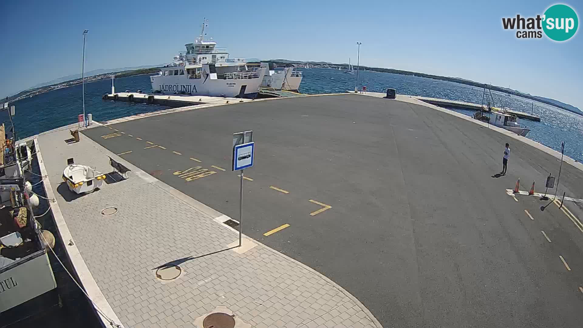Tkon Live cam – traghetto – Dalmazia – Croazia