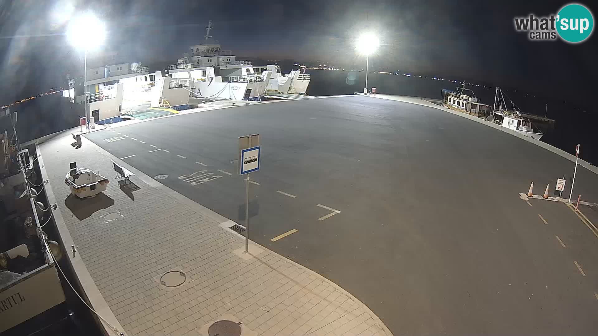 Tkon Live cam – ferry – Dalmatie – Croatie