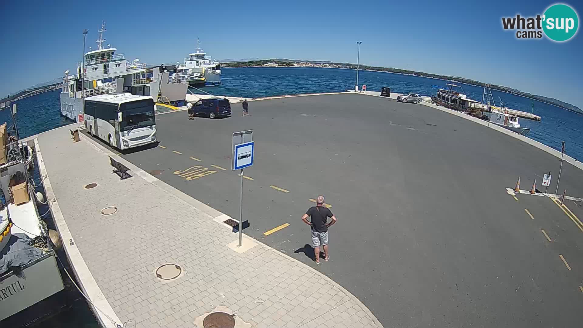 Tkon Live cam – ferry – Dalmatia – Croatia