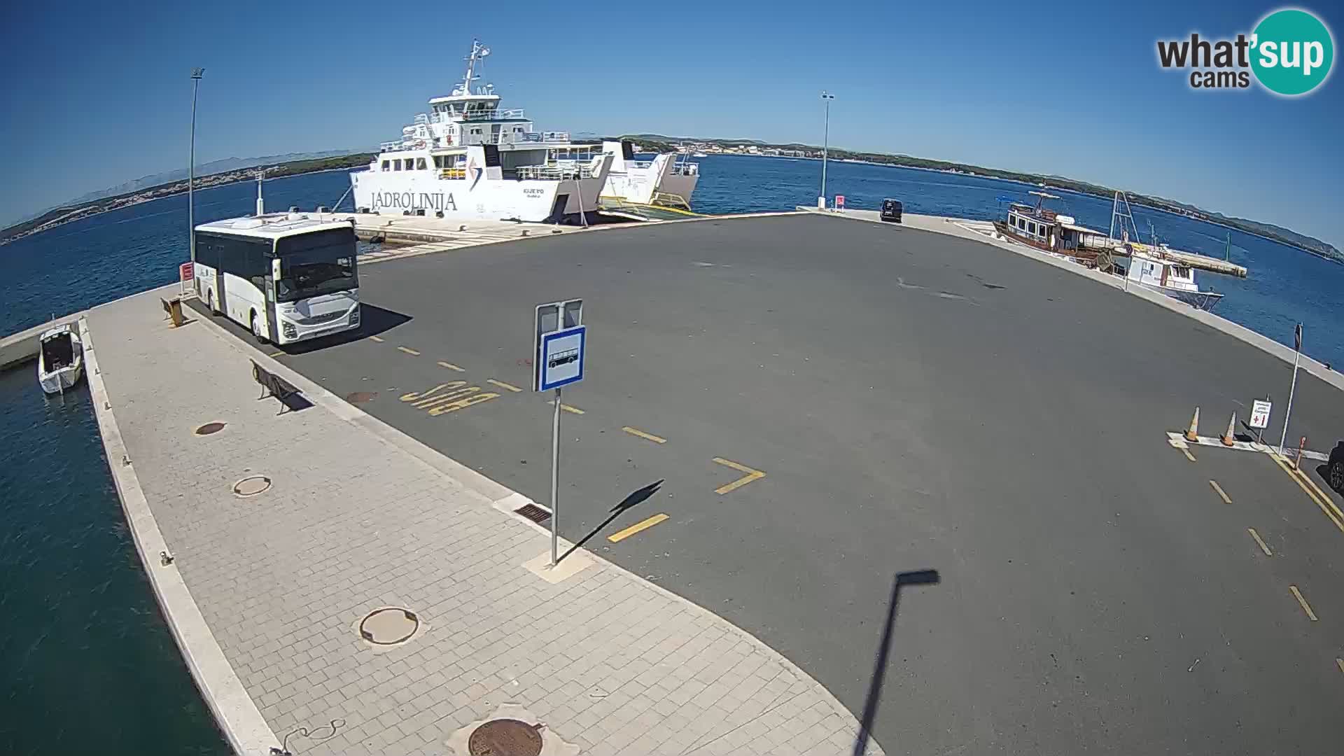 Tkon Live cam – ferry – Dalmatia – Croatia
