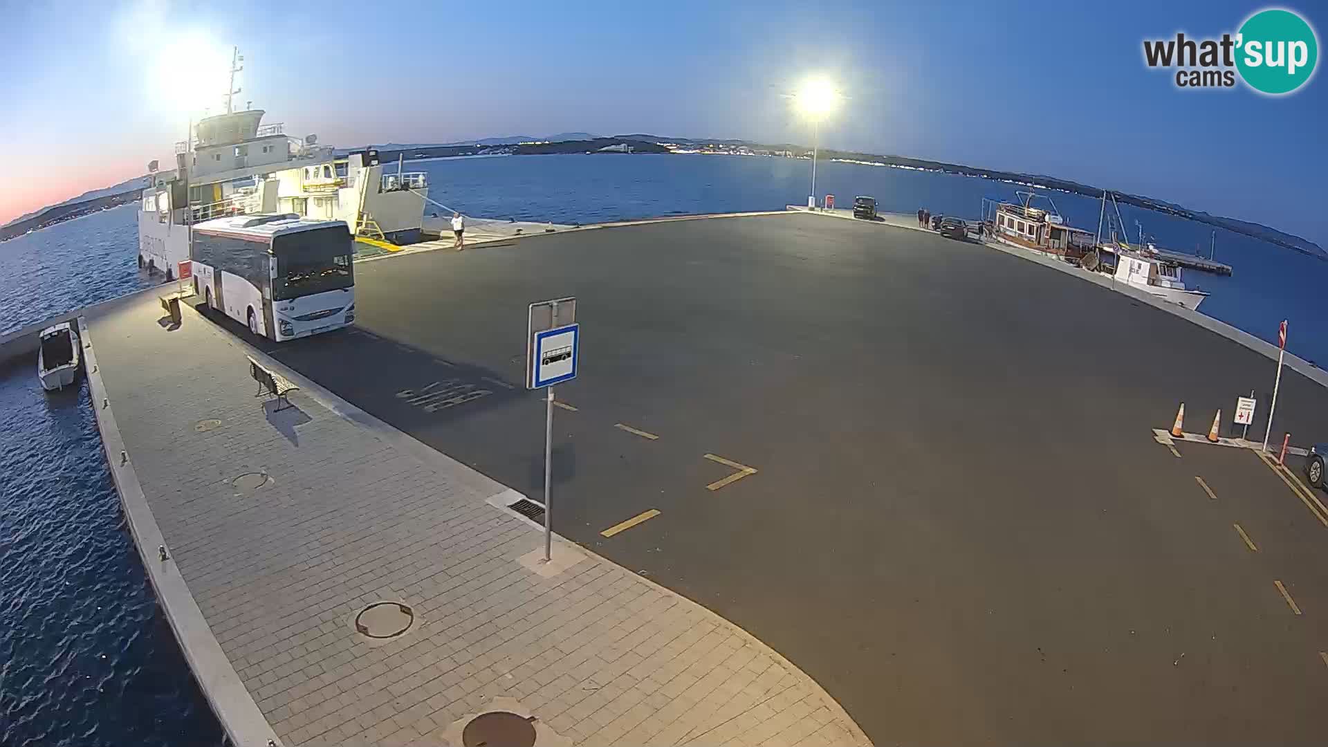 Tkon Live cam – ferry – Dalmatia – Croatia