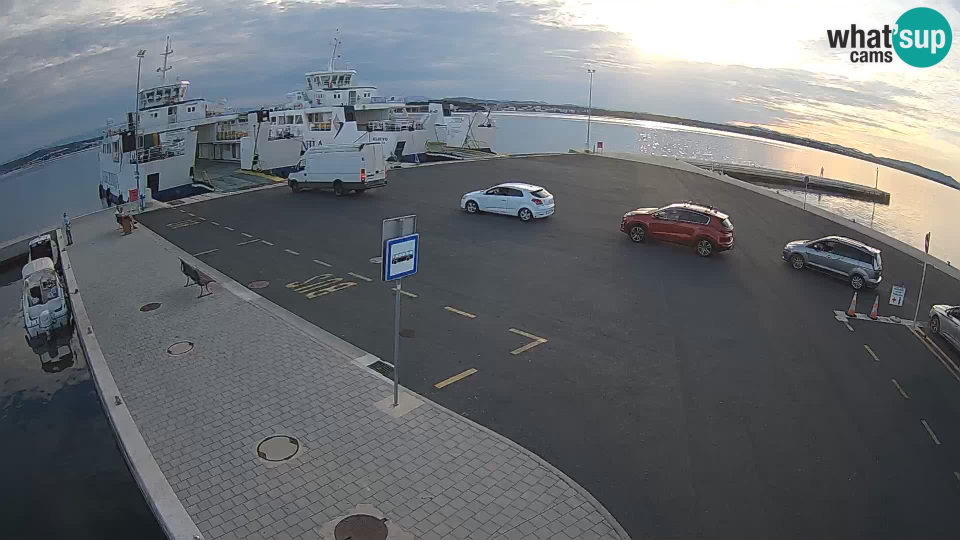 Tkon Live cam – Fähre – Dalmatien – Kroatien