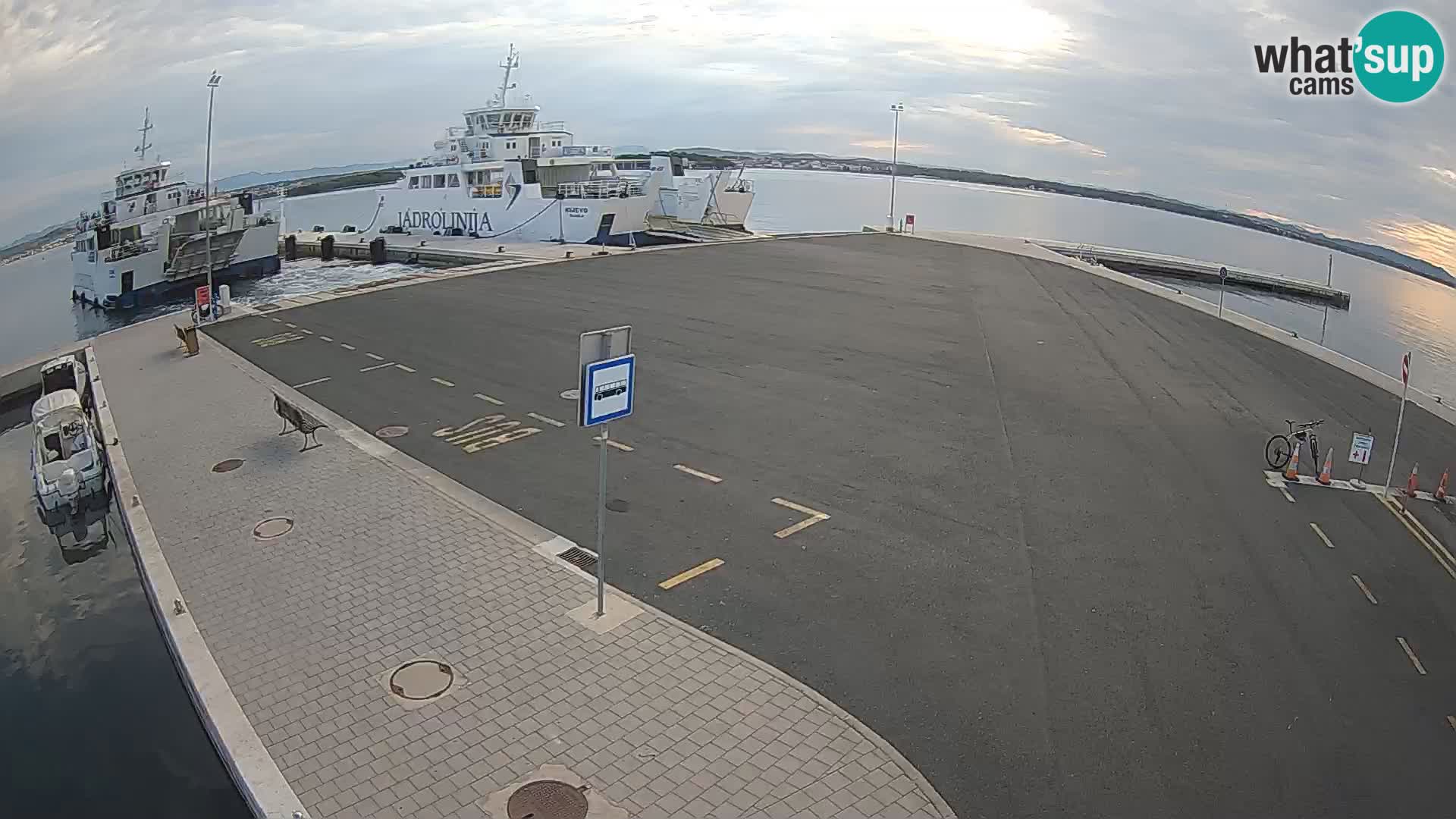 Tkon Live cam – traghetto – Dalmazia – Croazia