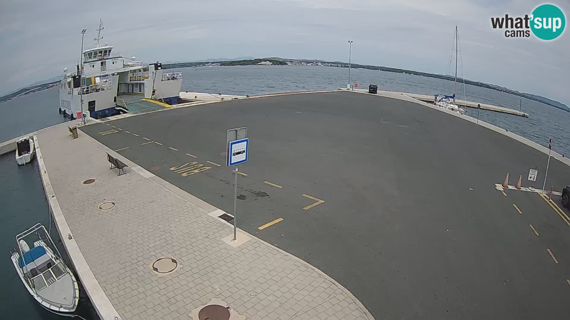 Tkon Live cam – traghetto – Dalmazia – Croazia