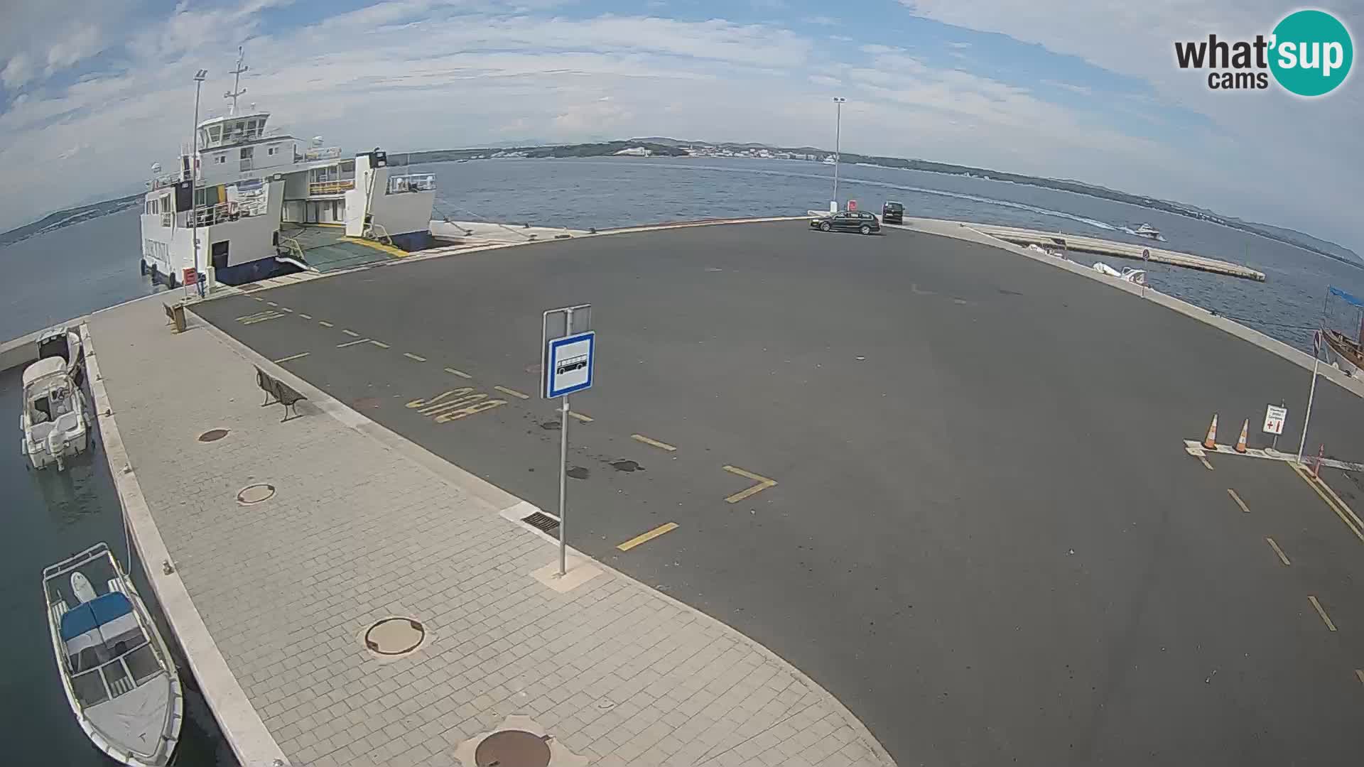 Tkon Live cam – ferry – Dalmatia – Croatia