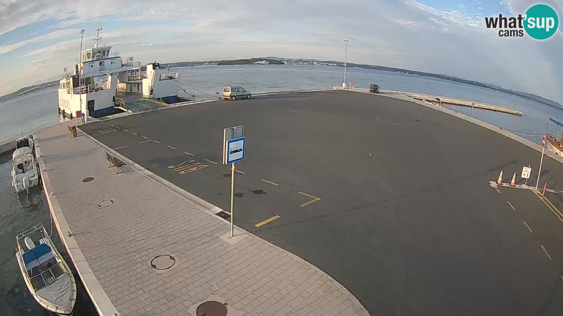 Tkon Live cam – ferry – Dalmatia – Croatia