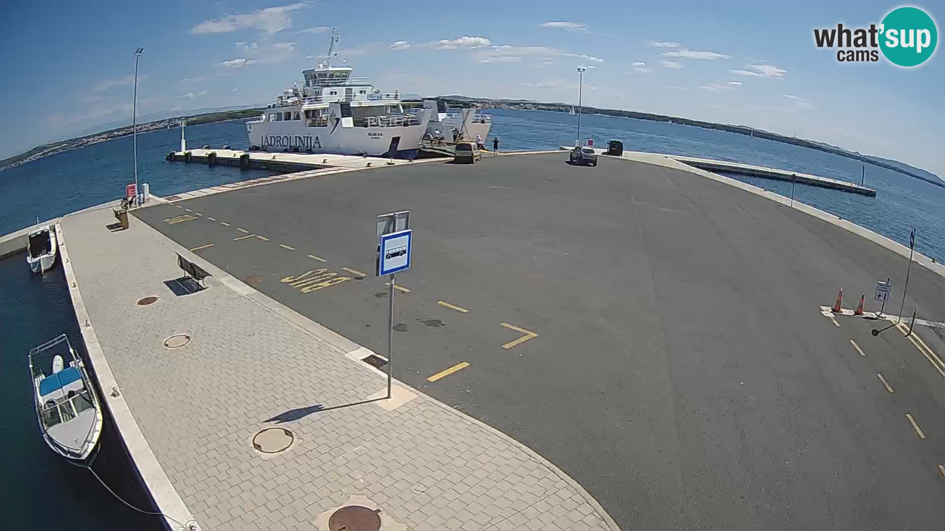 Tkon Live cam – traghetto – Dalmazia – Croazia