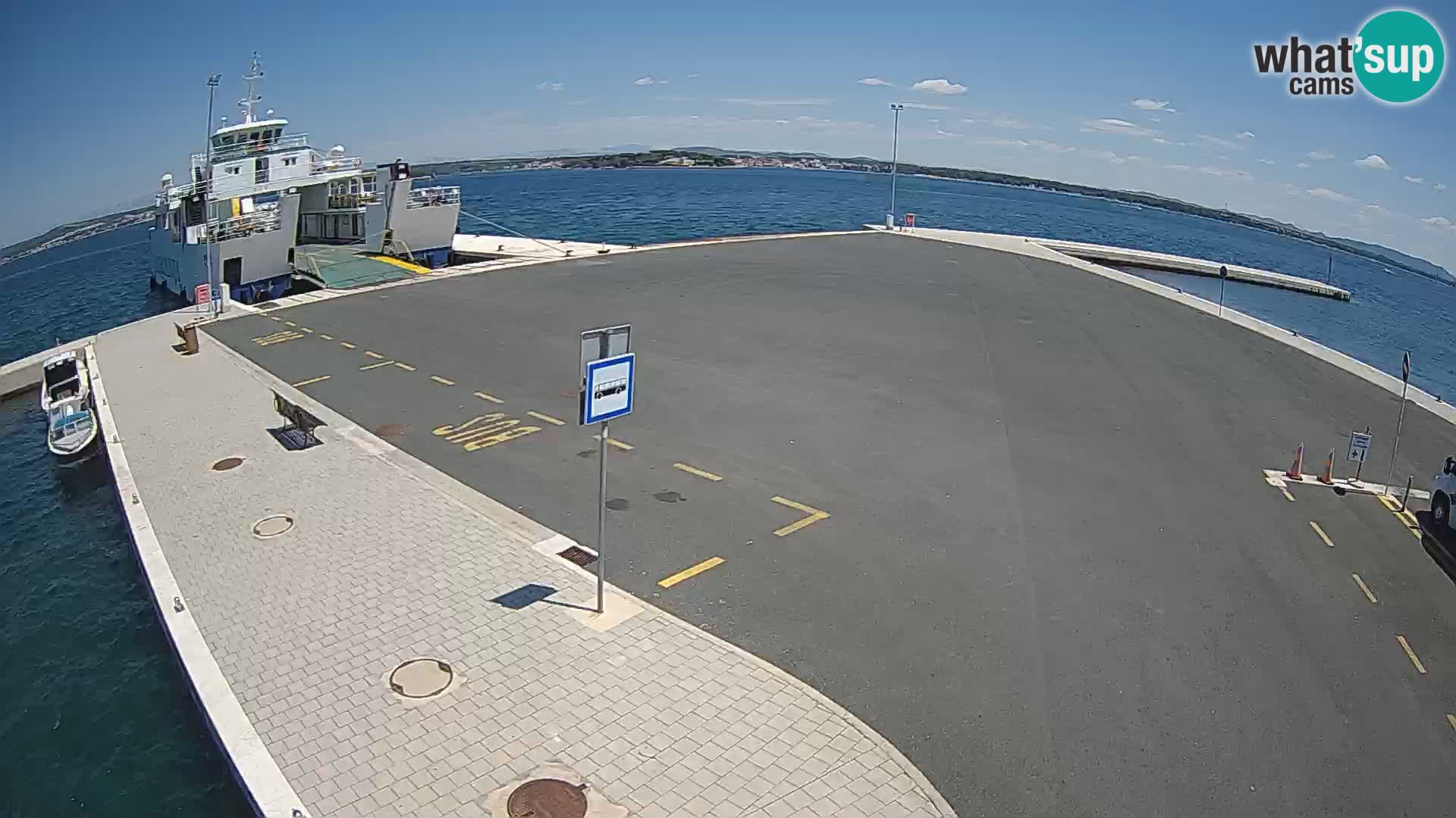 Tkon v živo – trajekt – Dalmacija – Hrvaška