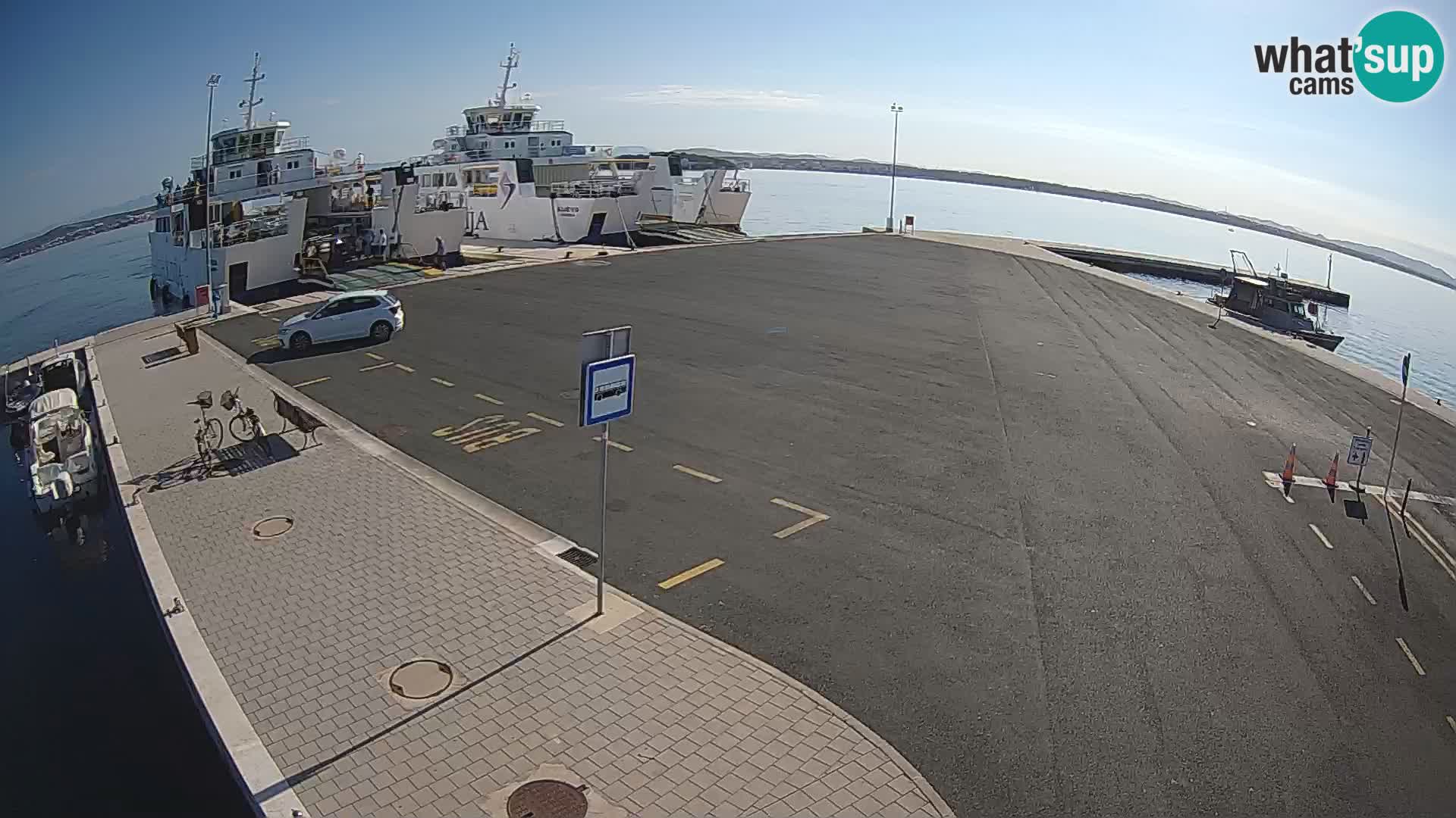 Tkon Live cam – ferry – Dalmatia – Croatia