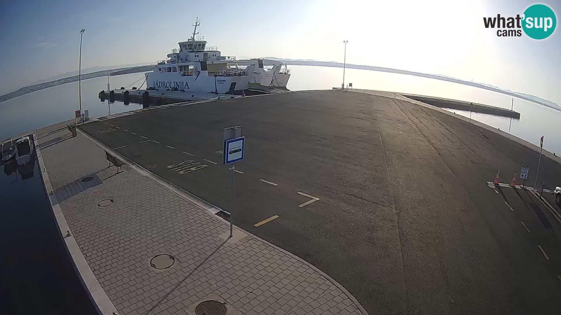 Tkon Live cam – ferry – Dalmatie – Croatie