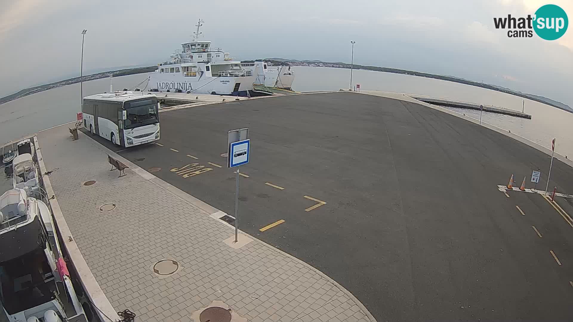 Tkon Live cam – ferry – Dalmatia – Croatia