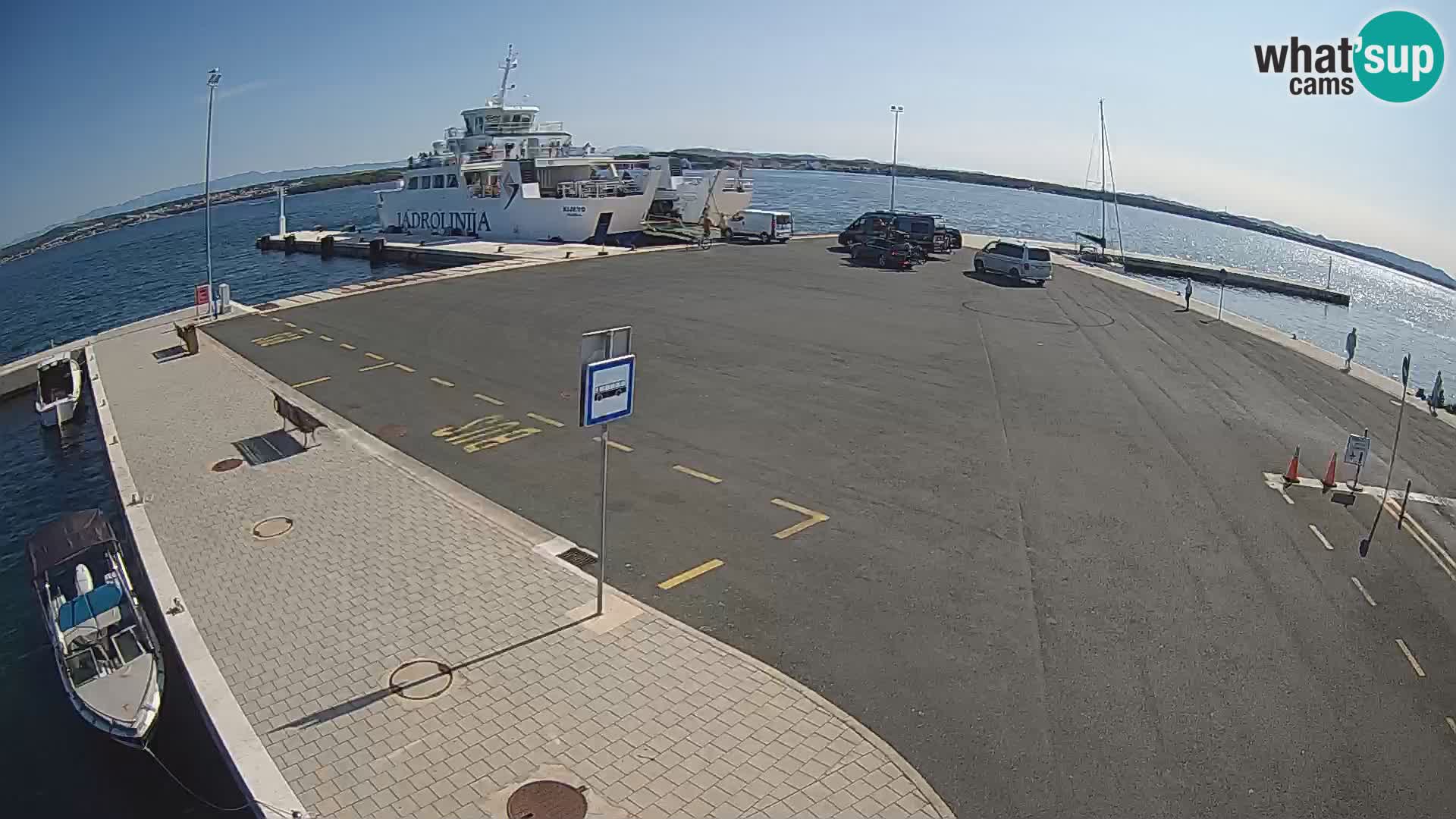 Tkon Live cam – ferry – Dalmatia – Croatia