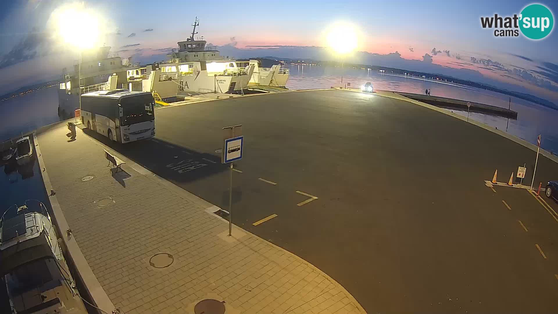 Tkon Live cam – ferry – Dalmatia – Croatia