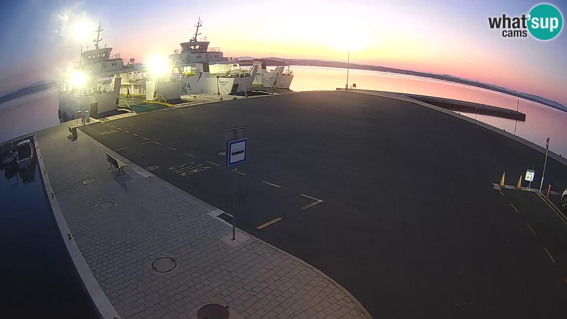 Tkon Live cam – ferry – Dalmatia – Croatia