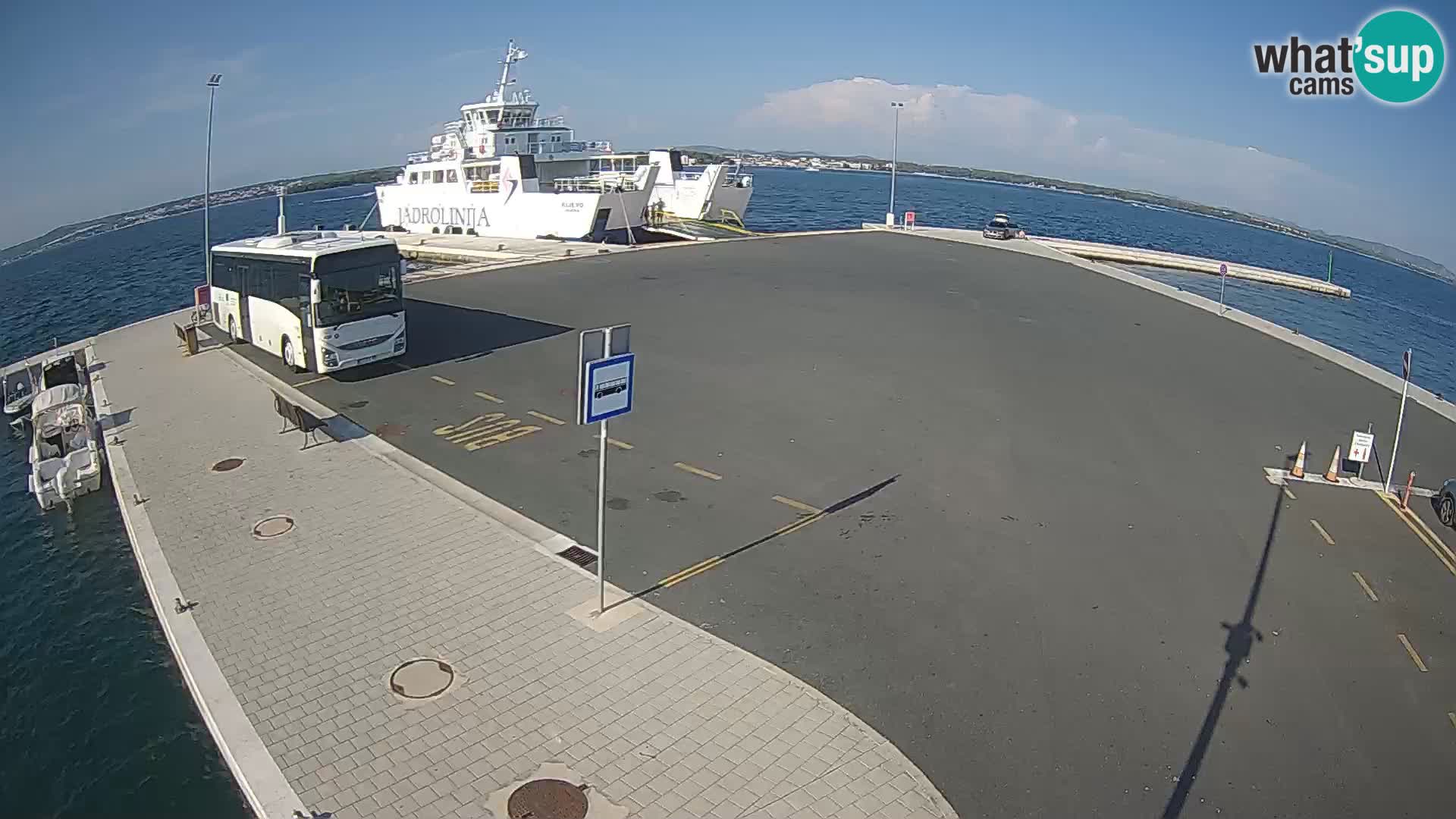 Tkon Live cam – ferry – Dalmatia – Croatia