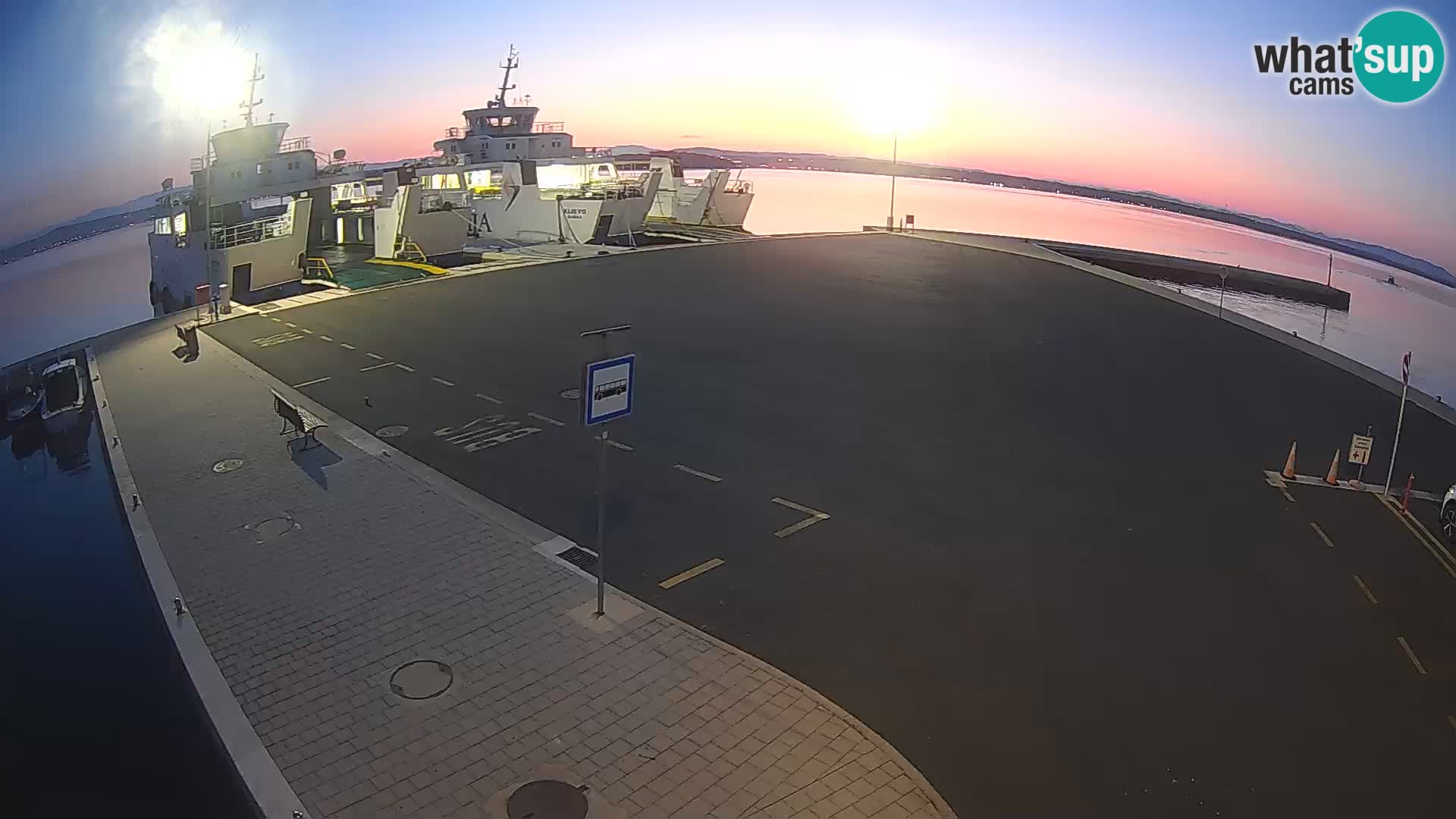 Tkon Live cam – ferry – Dalmatia – Croatia
