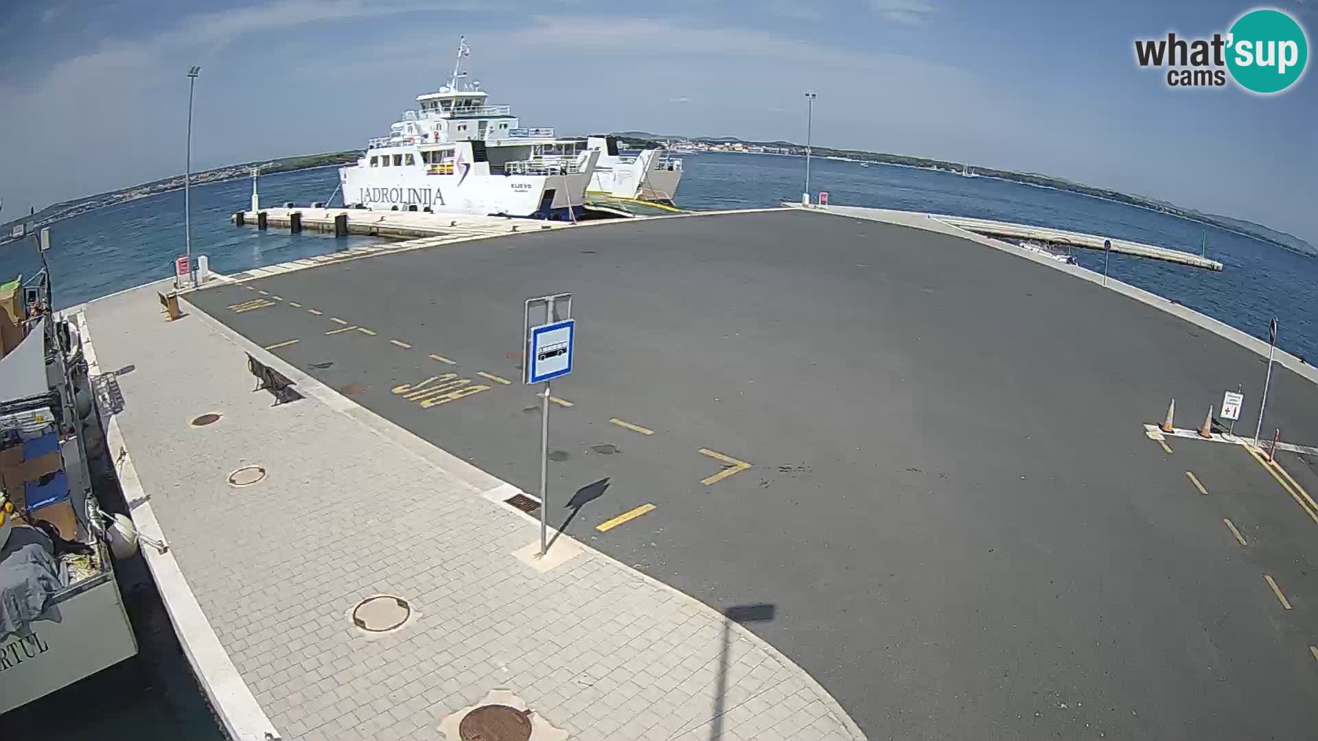 Tkon Live cam – ferry – Dalmatia – Croatia