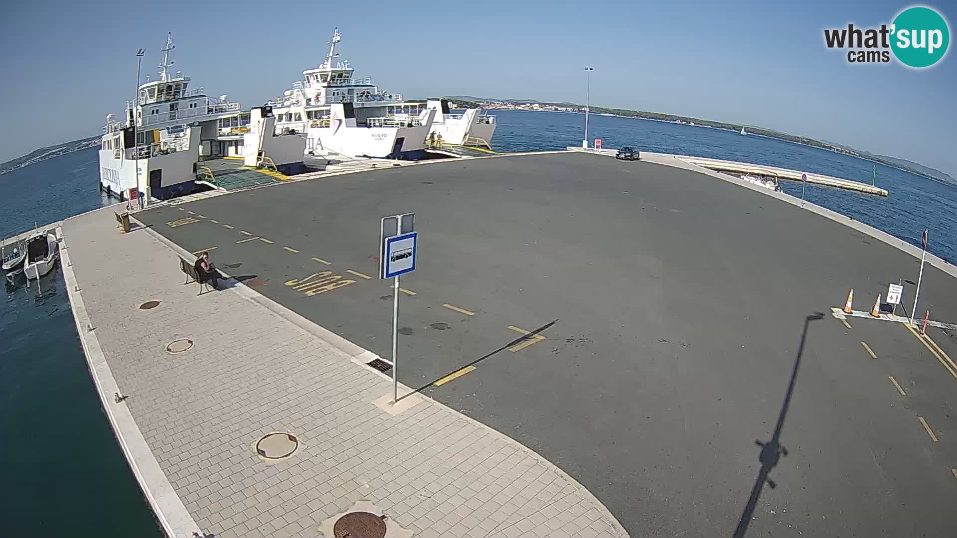 Tkon Live cam – ferry – Dalmatia – Croatia