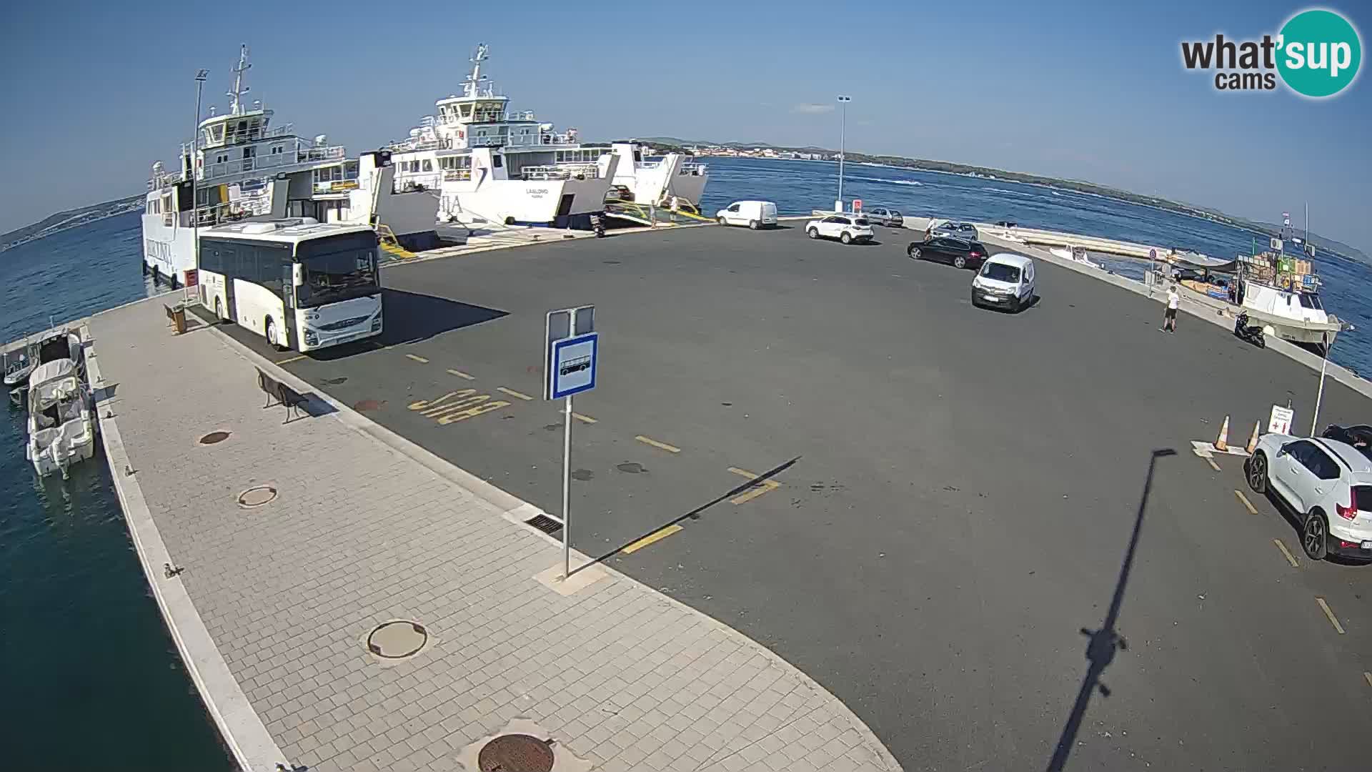 Tkon Live cam – ferry – Dalmatia – Croatia