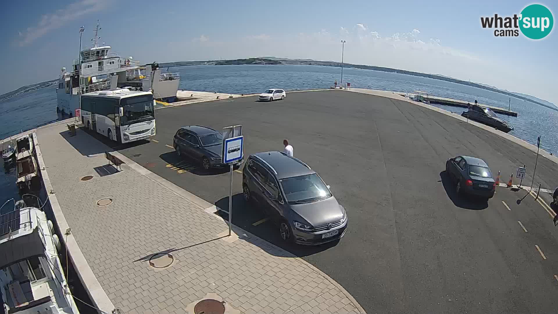 Tkon Live cam – ferry – Dalmatia – Croatia