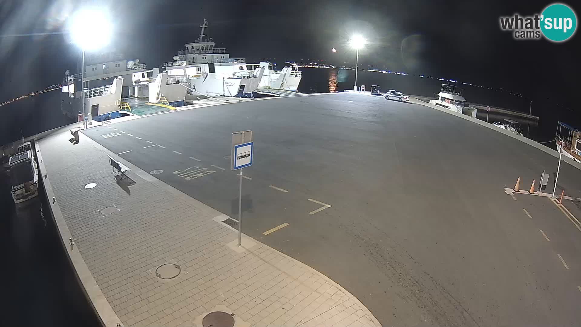 Tkon Live cam – ferry – Dalmatia – Croatia