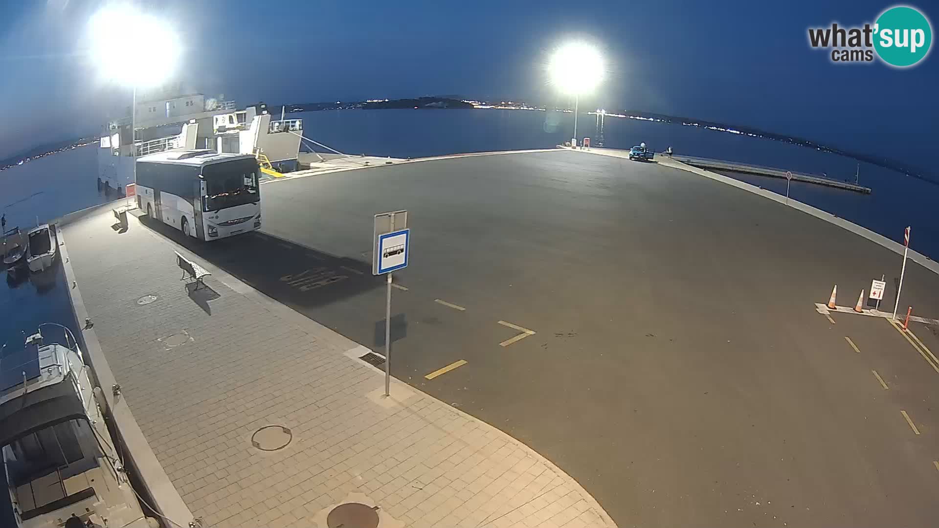 Tkon v živo – trajekt – Dalmacija – Hrvaška