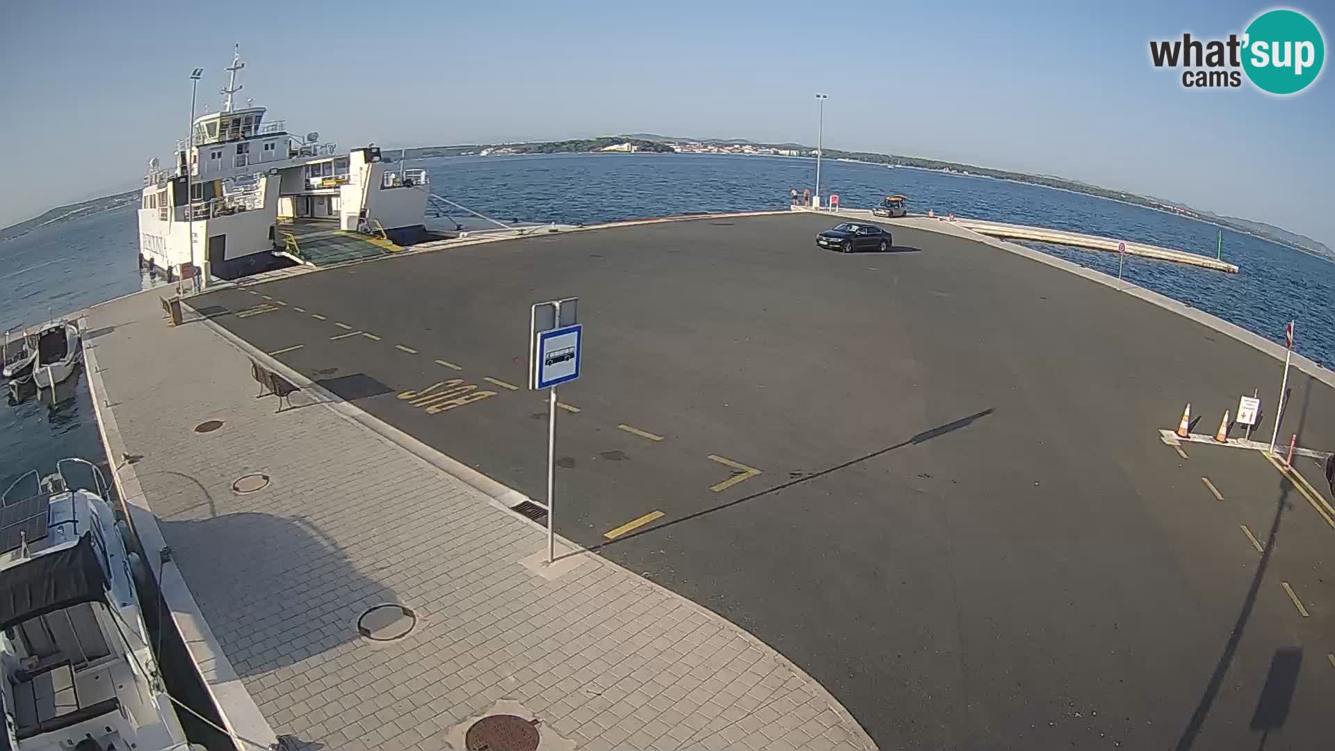 Tkon Live cam – ferry – Dalmatia – Croatia