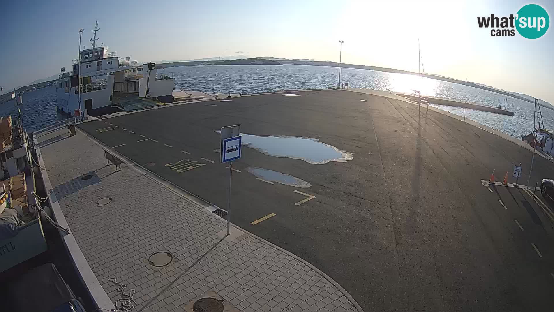Tkon Live cam – ferry – Dalmatie – Croatie