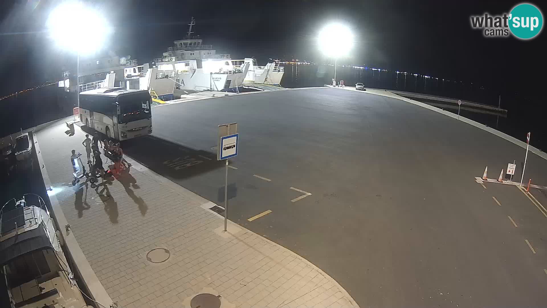 Tkon Live cam – ferry – Dalmatia – Croatia