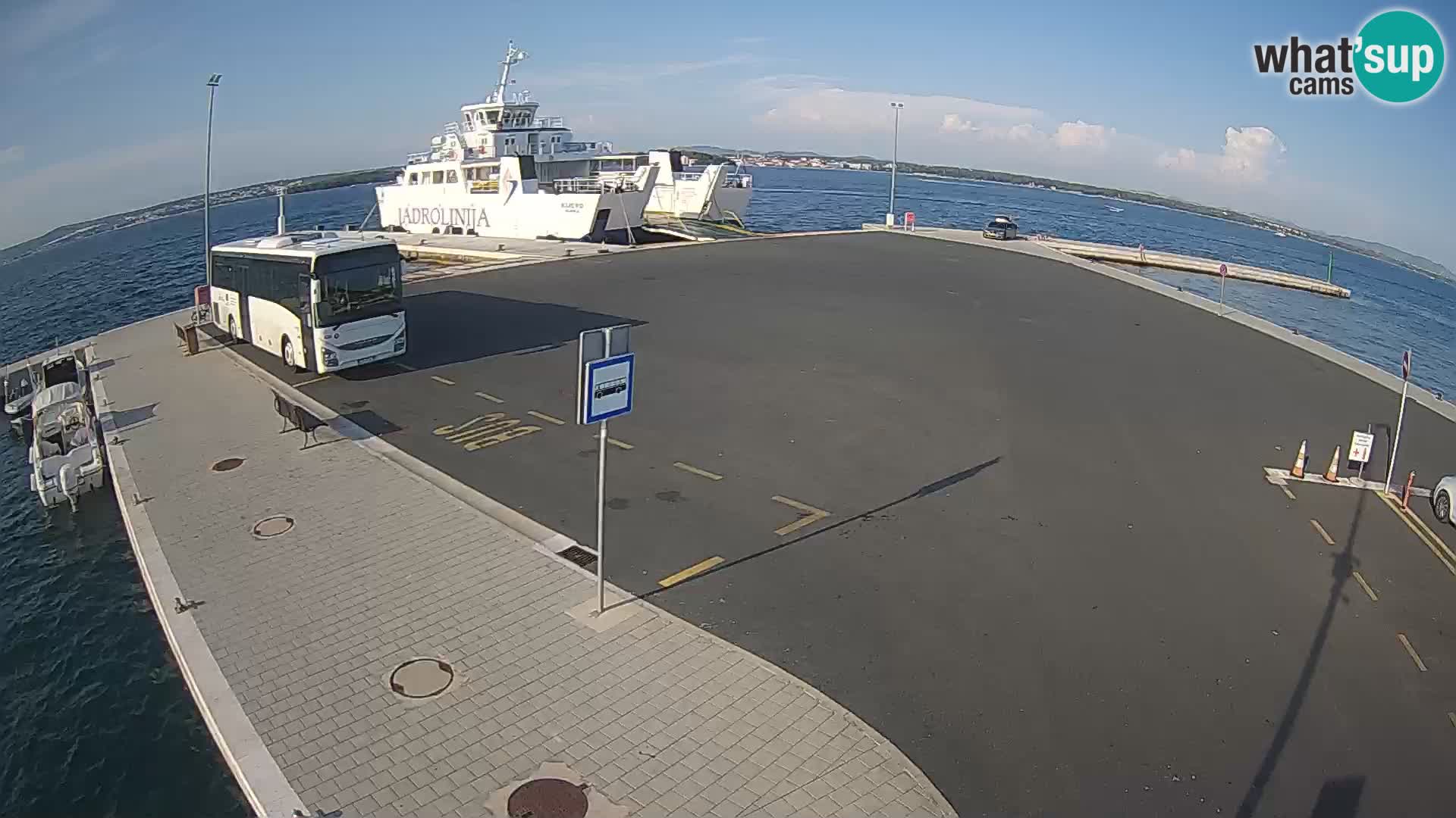 Tkon Live cam – Fähre – Dalmatien – Kroatien
