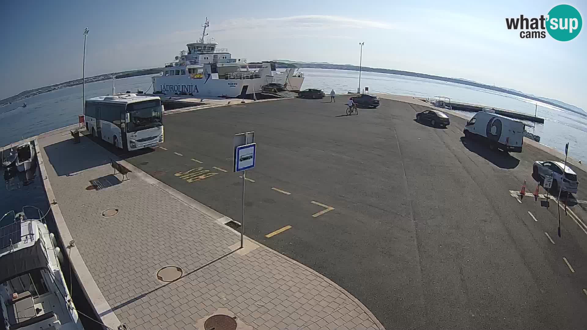 Tkon Live cam – ferry – Dalmatia – Croatia