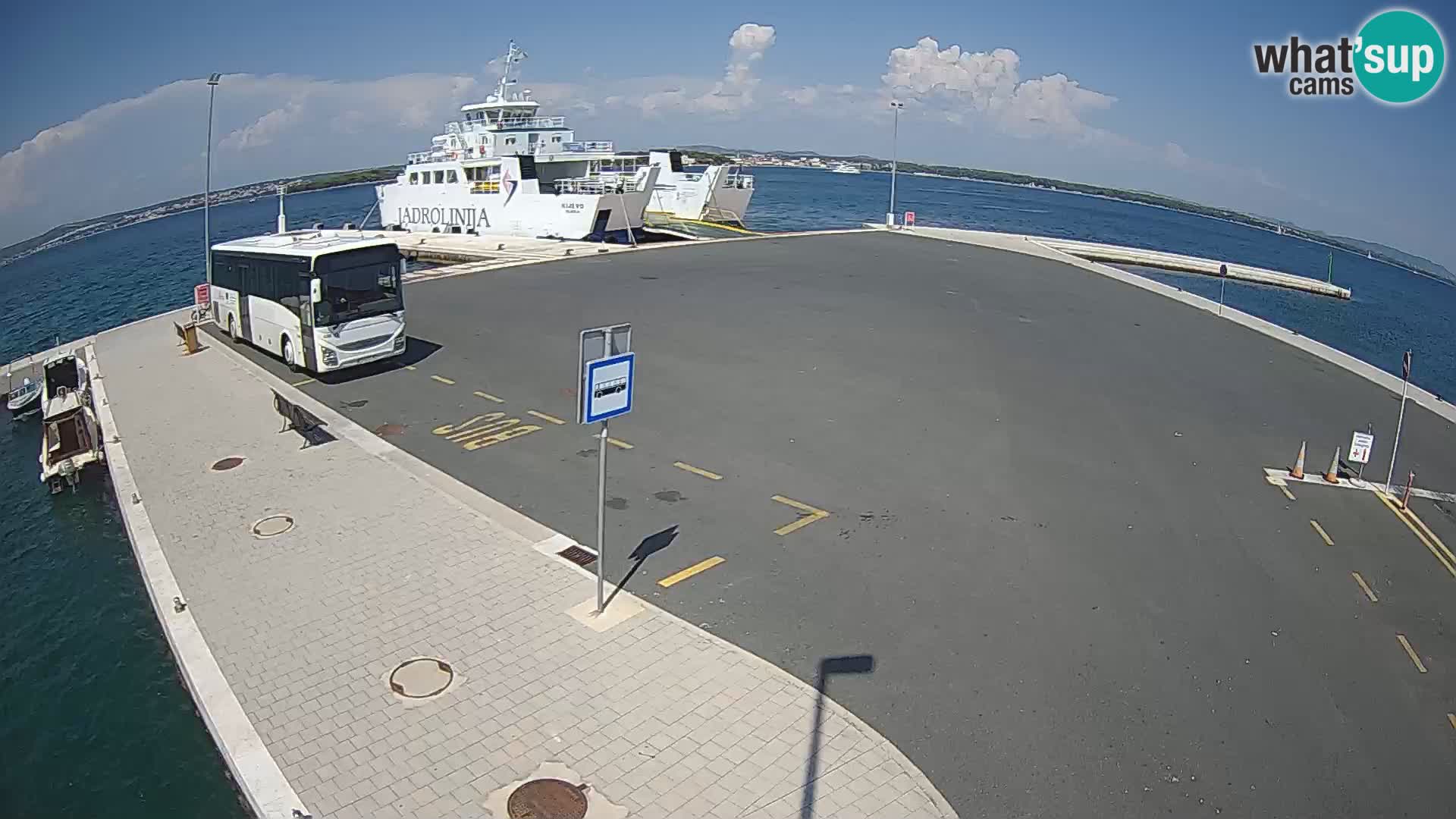 Tkon Live cam – traghetto – Dalmazia – Croazia