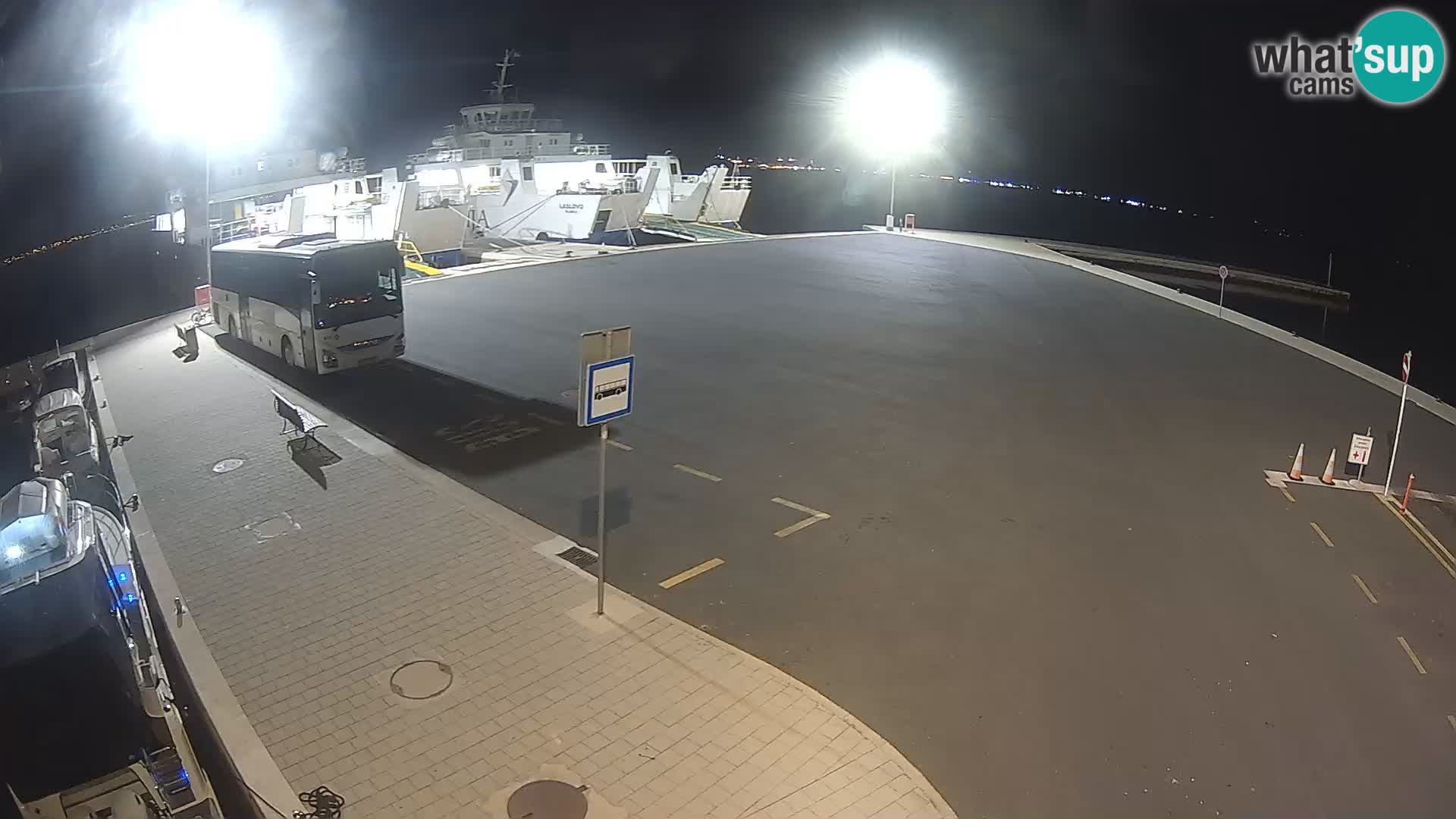 Tkon Live cam – ferry – Dalmatie – Croatie