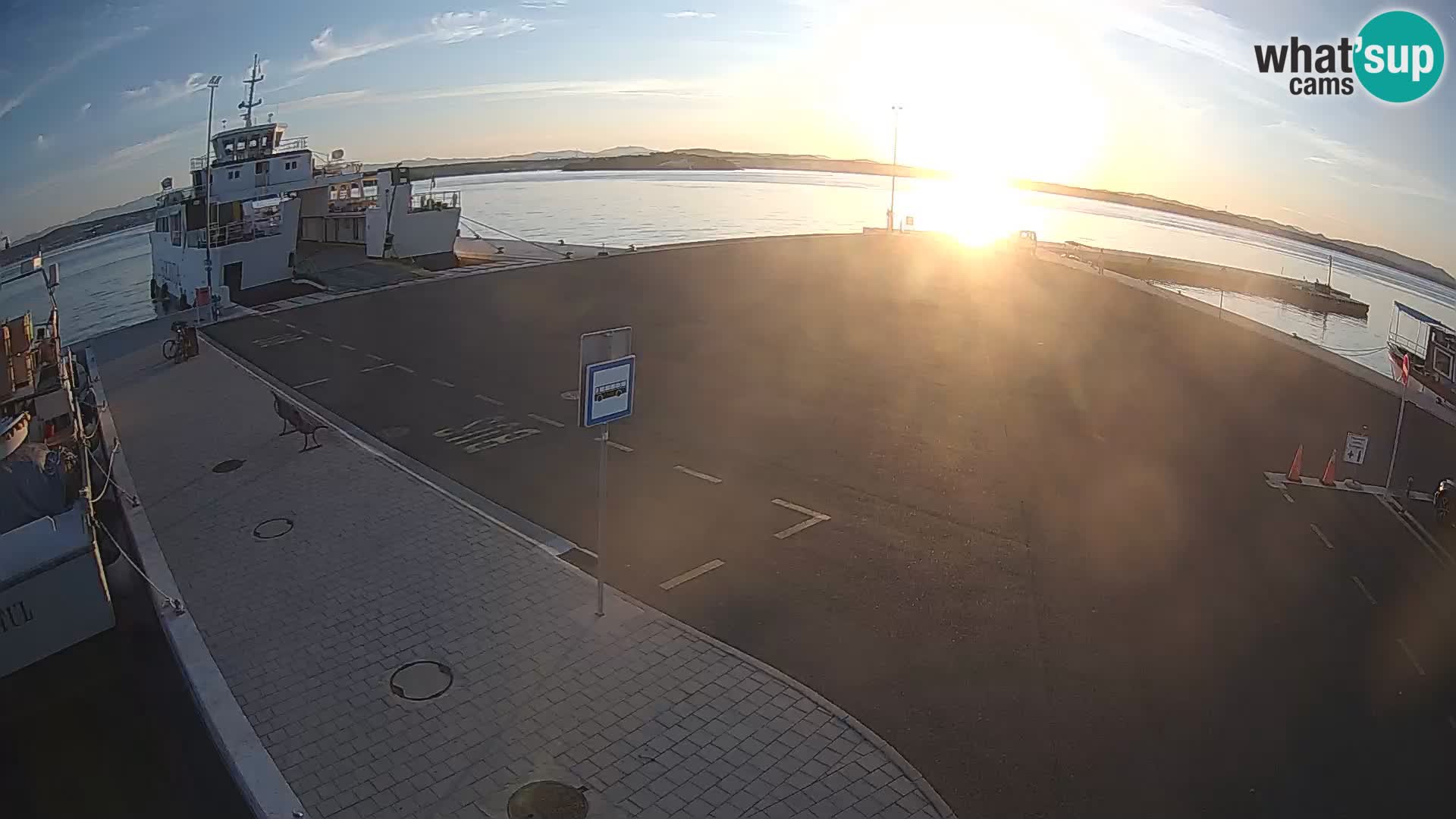 Tkon Live cam – ferry – Dalmatia – Croatia