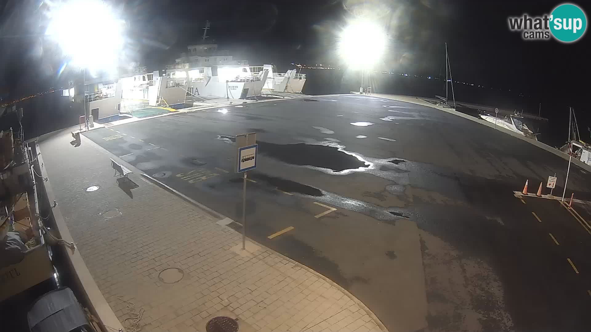 Tkon Live cam – ferry – Dalmatie – Croatie