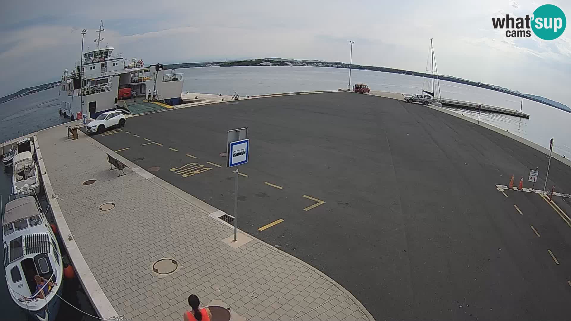 Tkon Live cam – Fähre – Dalmatien – Kroatien