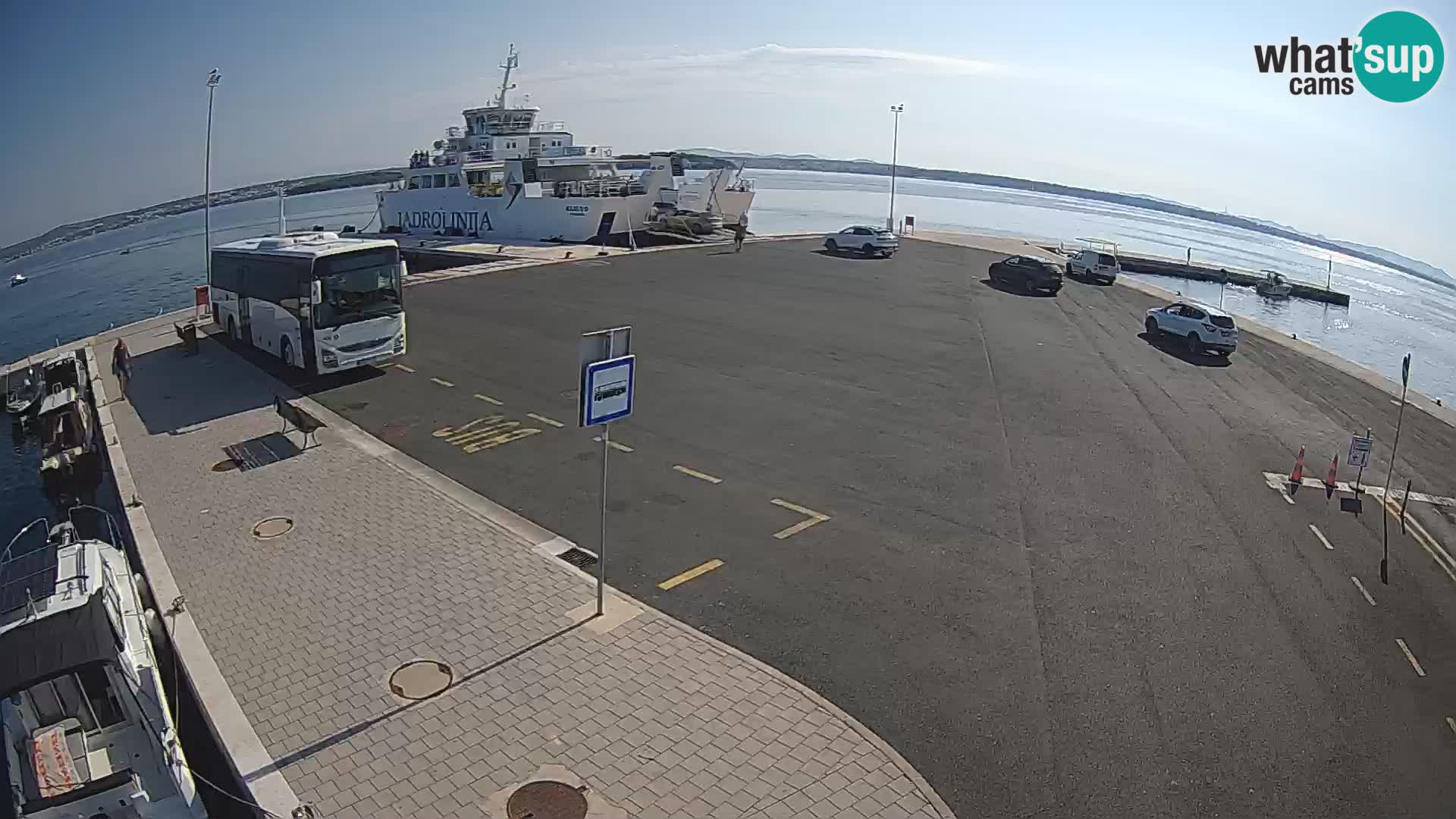 Tkon Live cam – traghetto – Dalmazia – Croazia