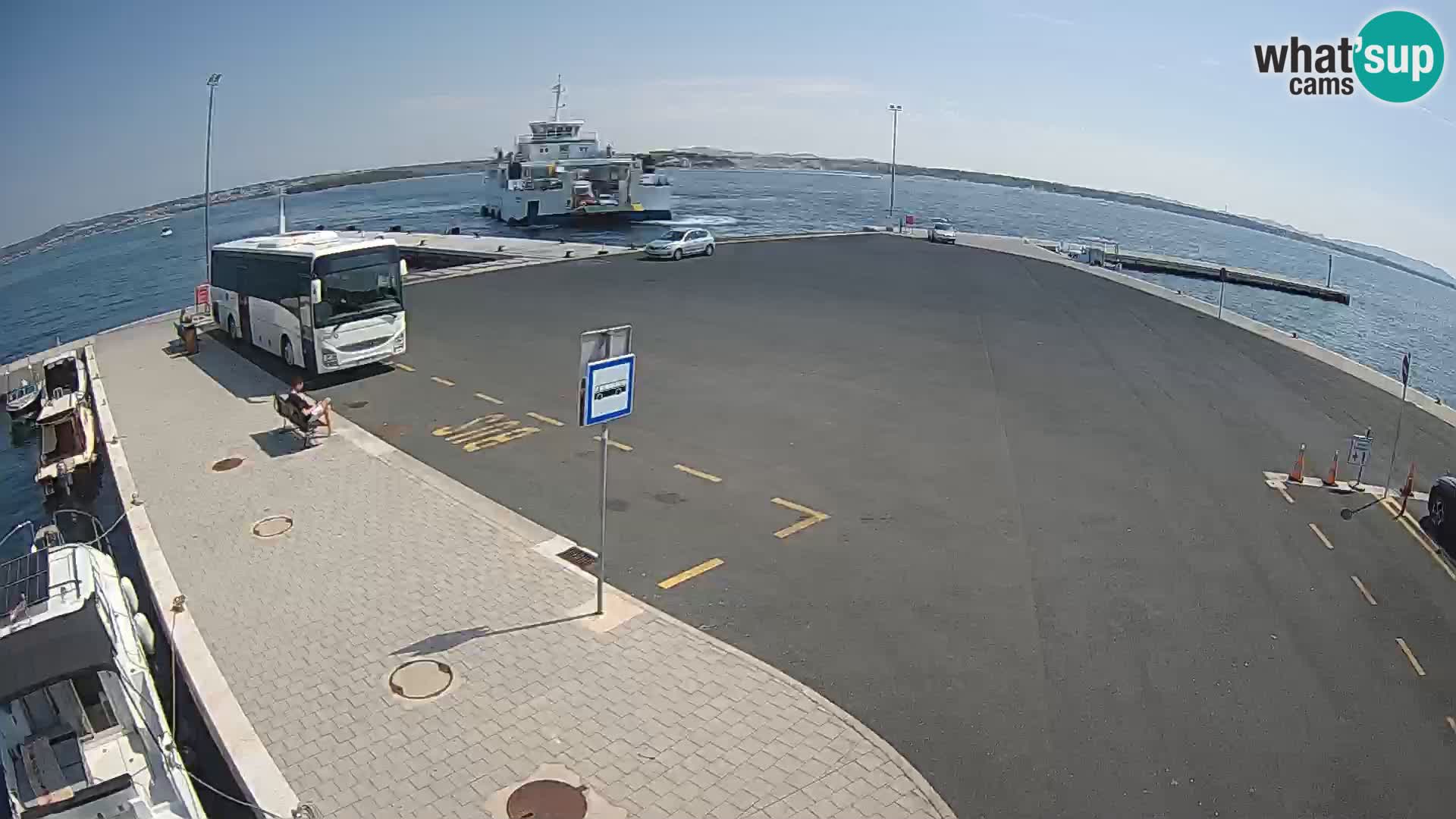 Tkon Live cam – traghetto – Dalmazia – Croazia