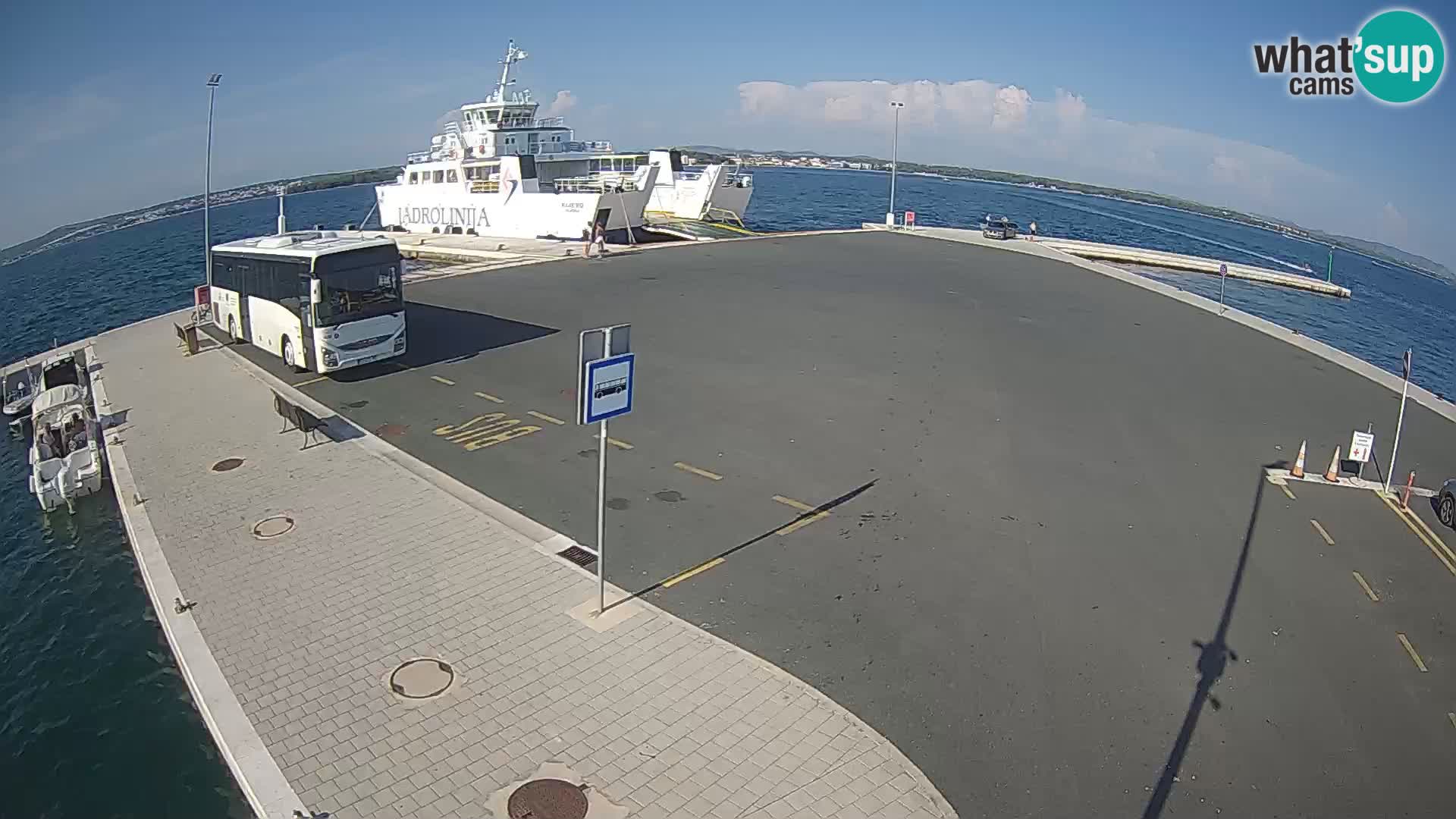 Tkon Live cam – ferry – Dalmatia – Croatia