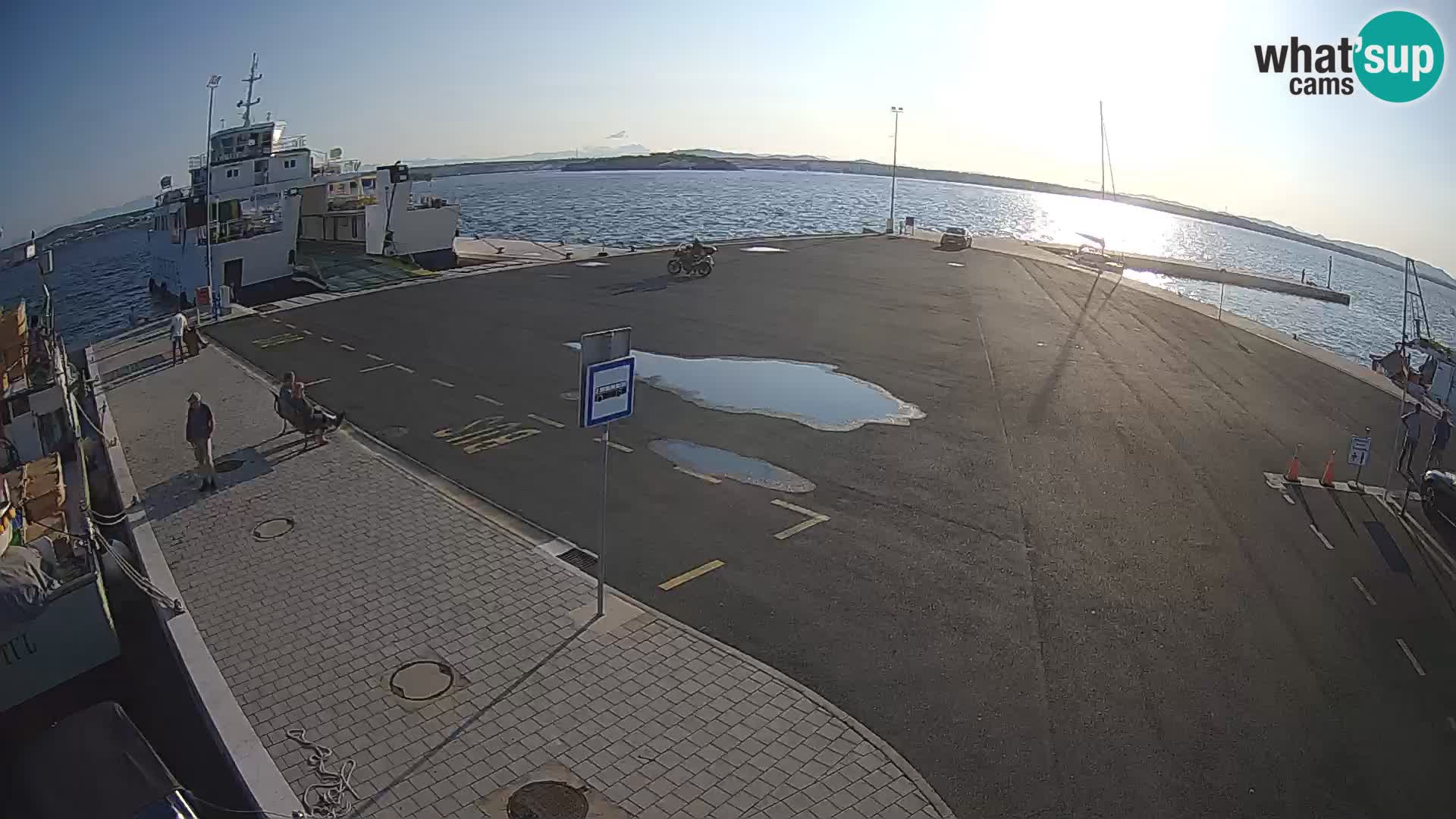 Tkon Live cam – traghetto – Dalmazia – Croazia