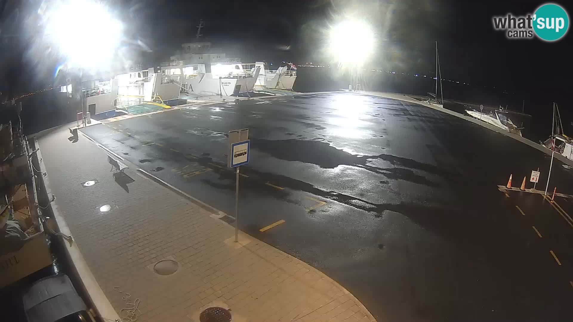 Tkon Live cam – ferry – Dalmatie – Croatie