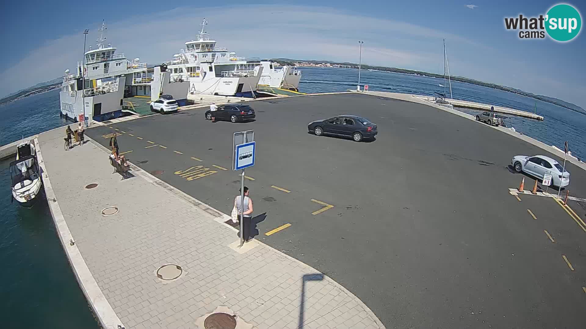 Tkon Live cam – traghetto – Dalmazia – Croazia
