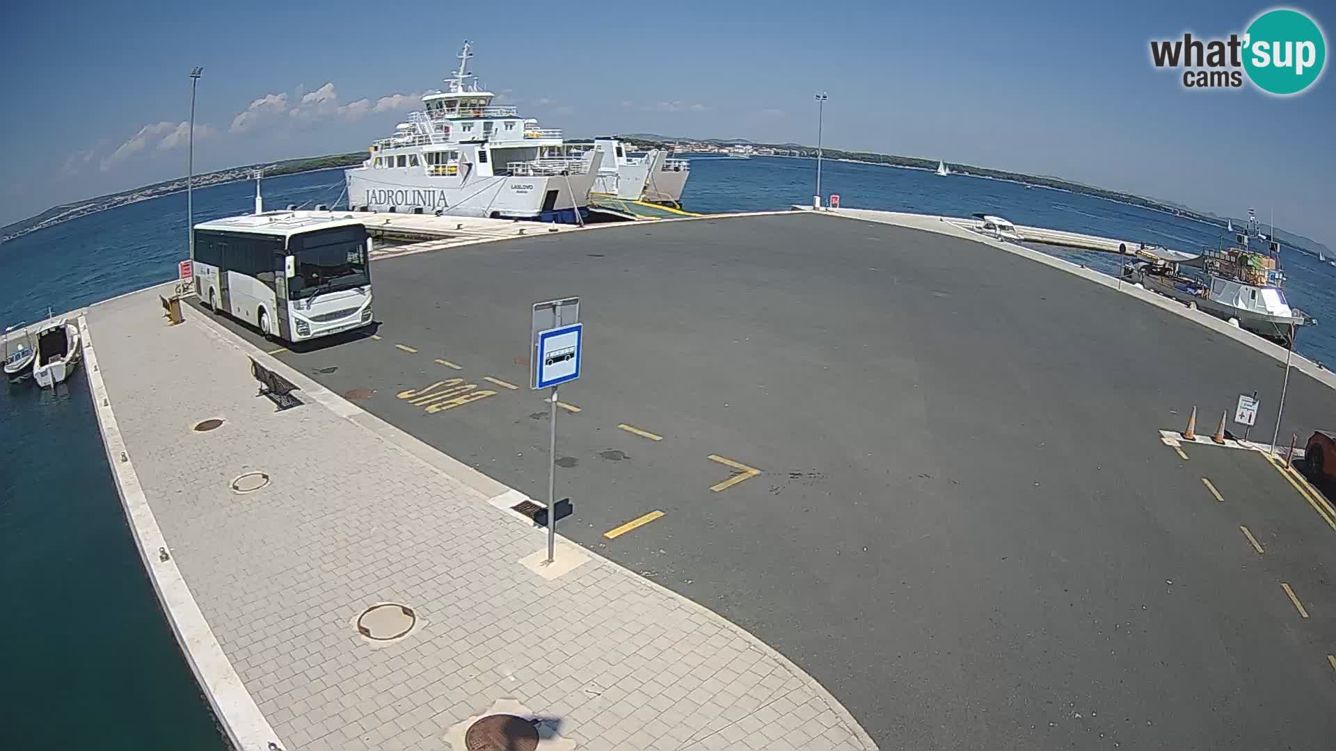 Tkon Live cam – traghetto – Dalmazia – Croazia