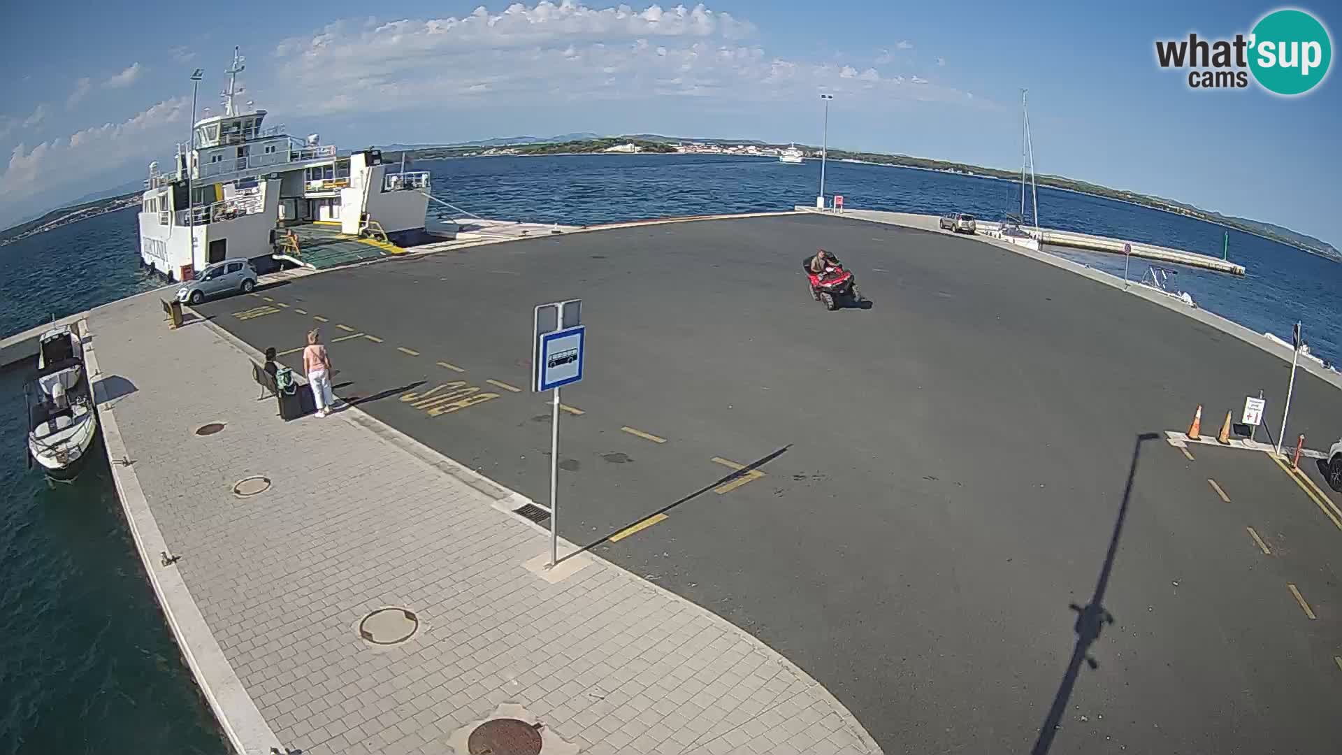 Tkon Live cam – ferry – Dalmatia – Croatia