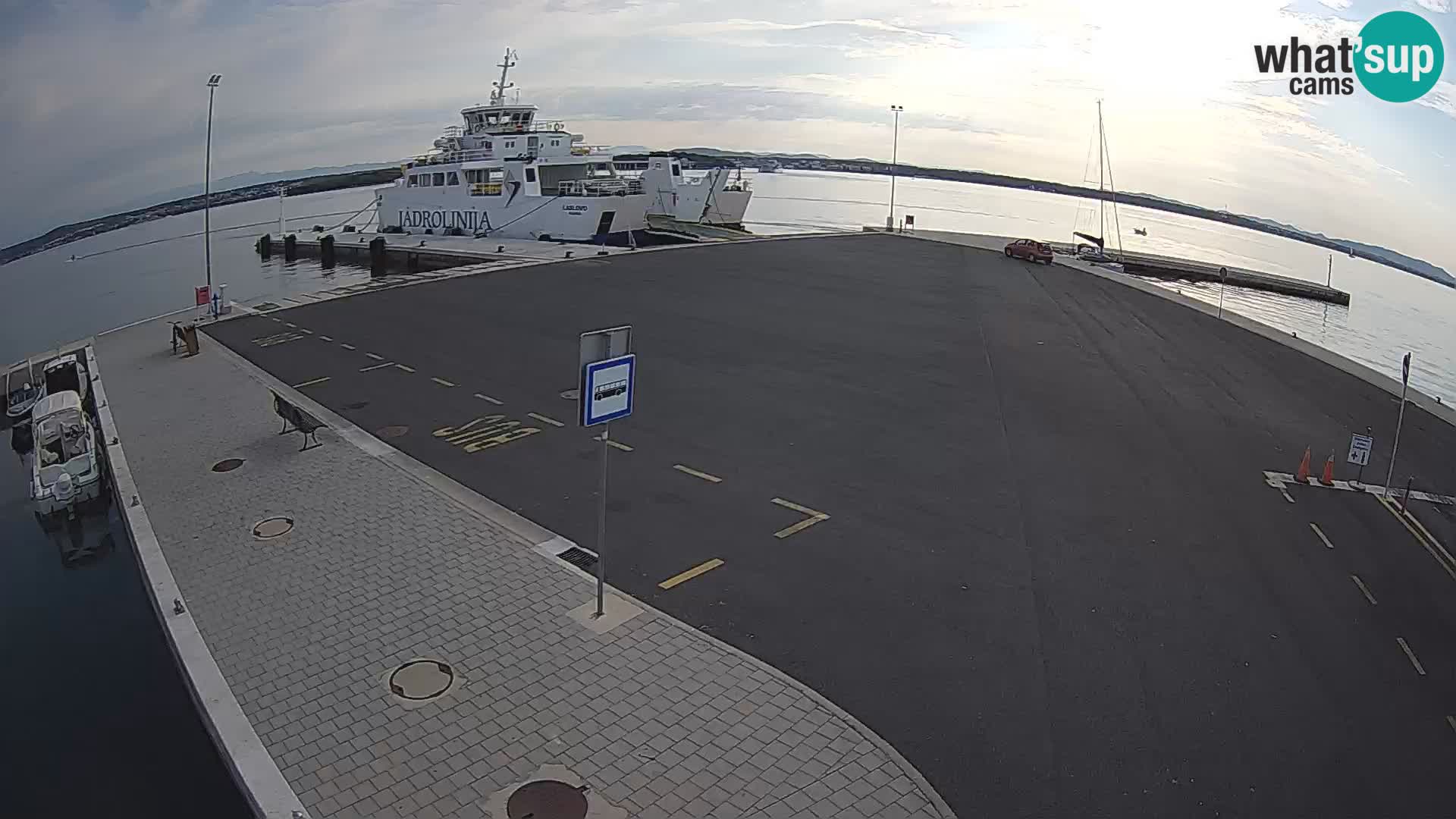 Tkon v živo – trajekt – Dalmacija – Hrvaška