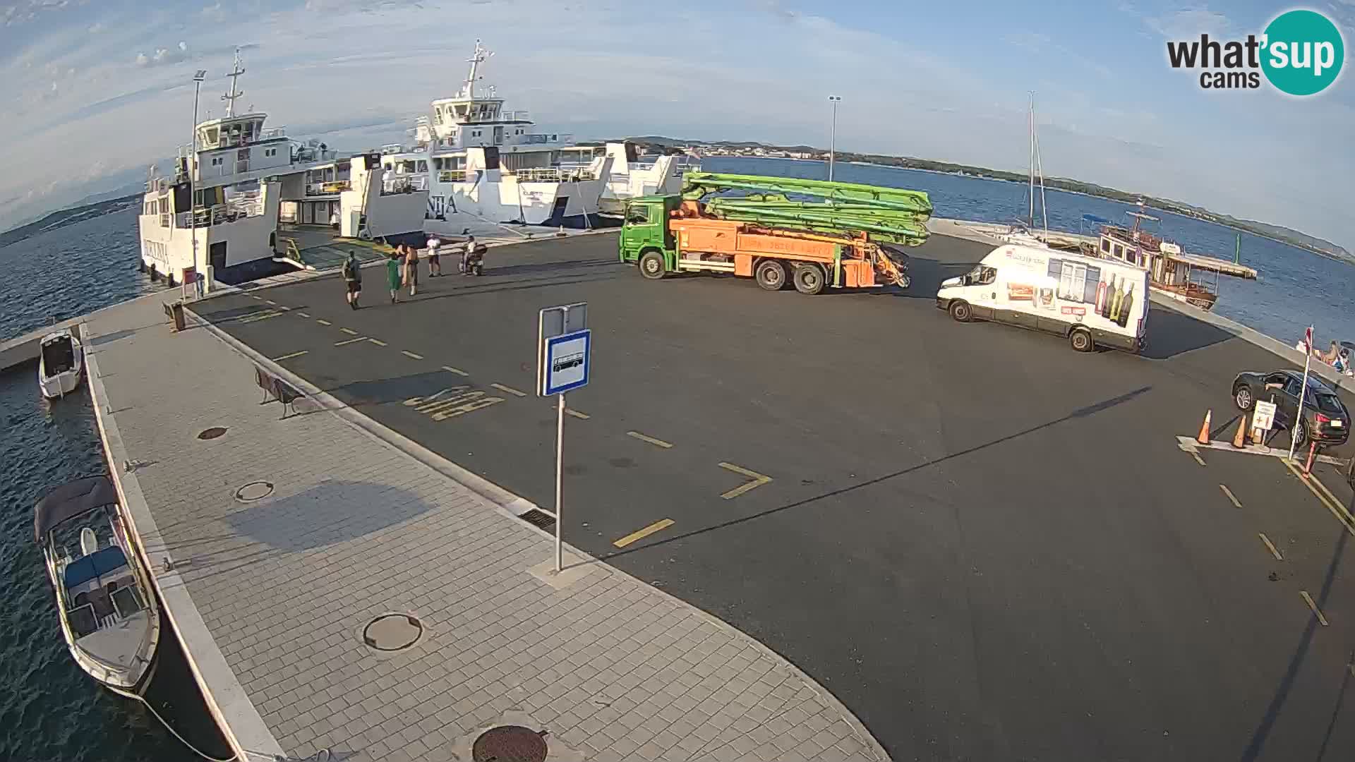 Tkon Live cam – traghetto – Dalmazia – Croazia