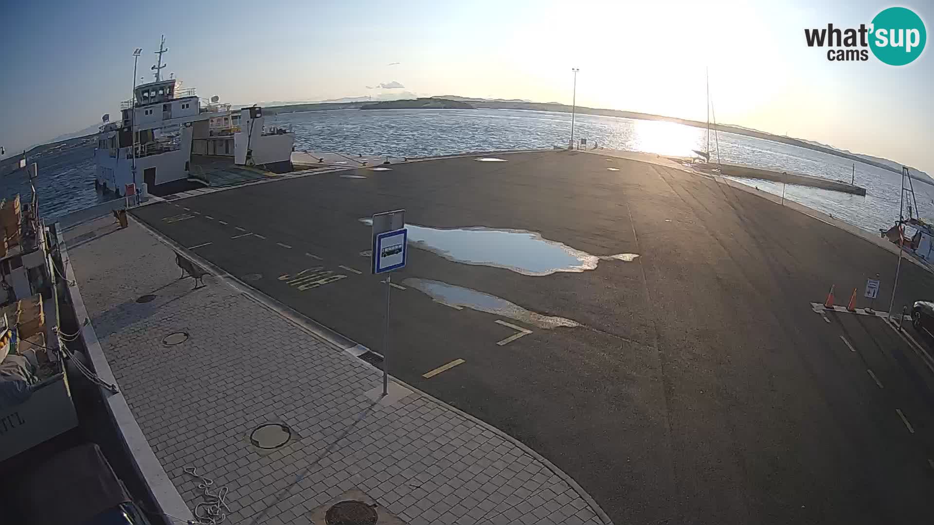 Tkon Live cam – ferry – Dalmatie – Croatie
