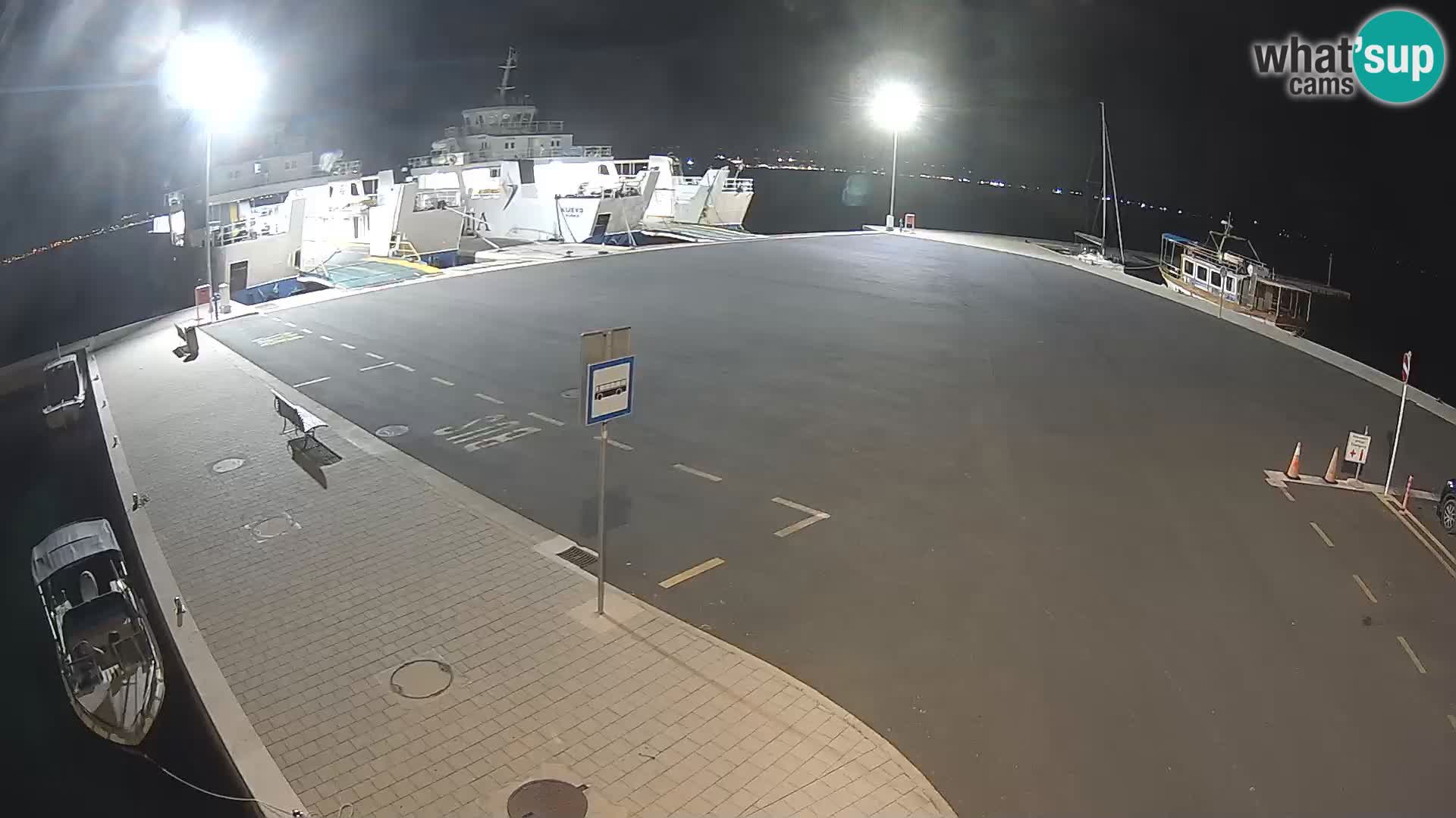 Tkon Live cam – ferry – Dalmatie – Croatie