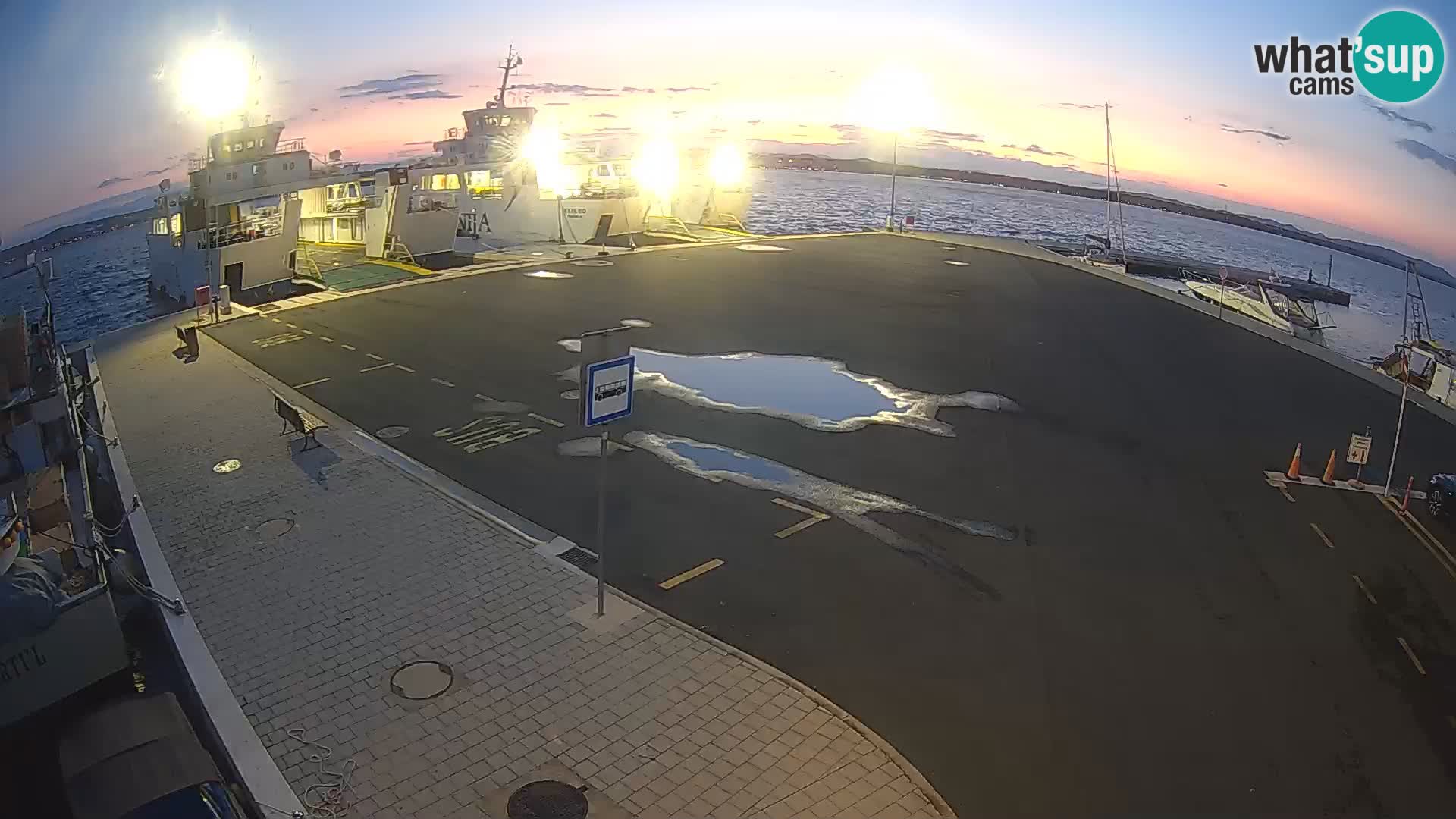 Tkon Live cam – ferry – Dalmatia – Croatia