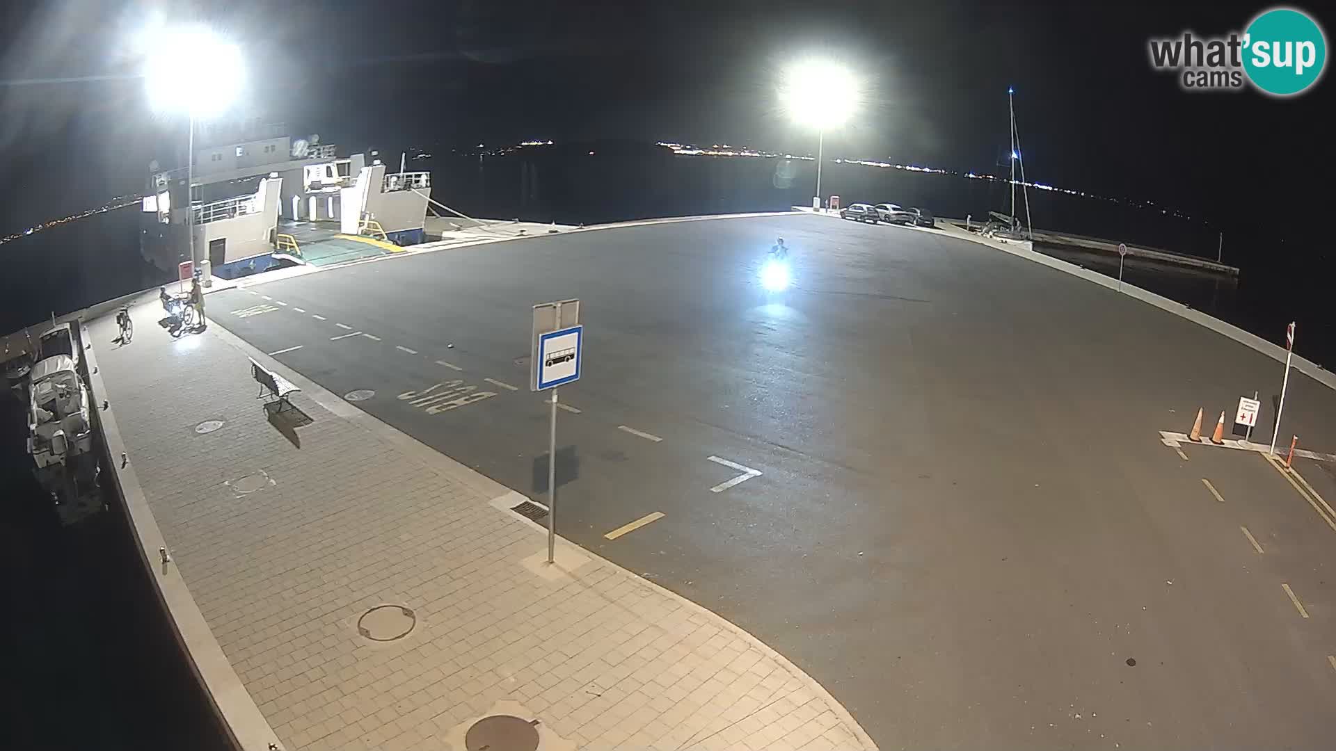 Tkon Live cam – ferry – Dalmatie – Croatie